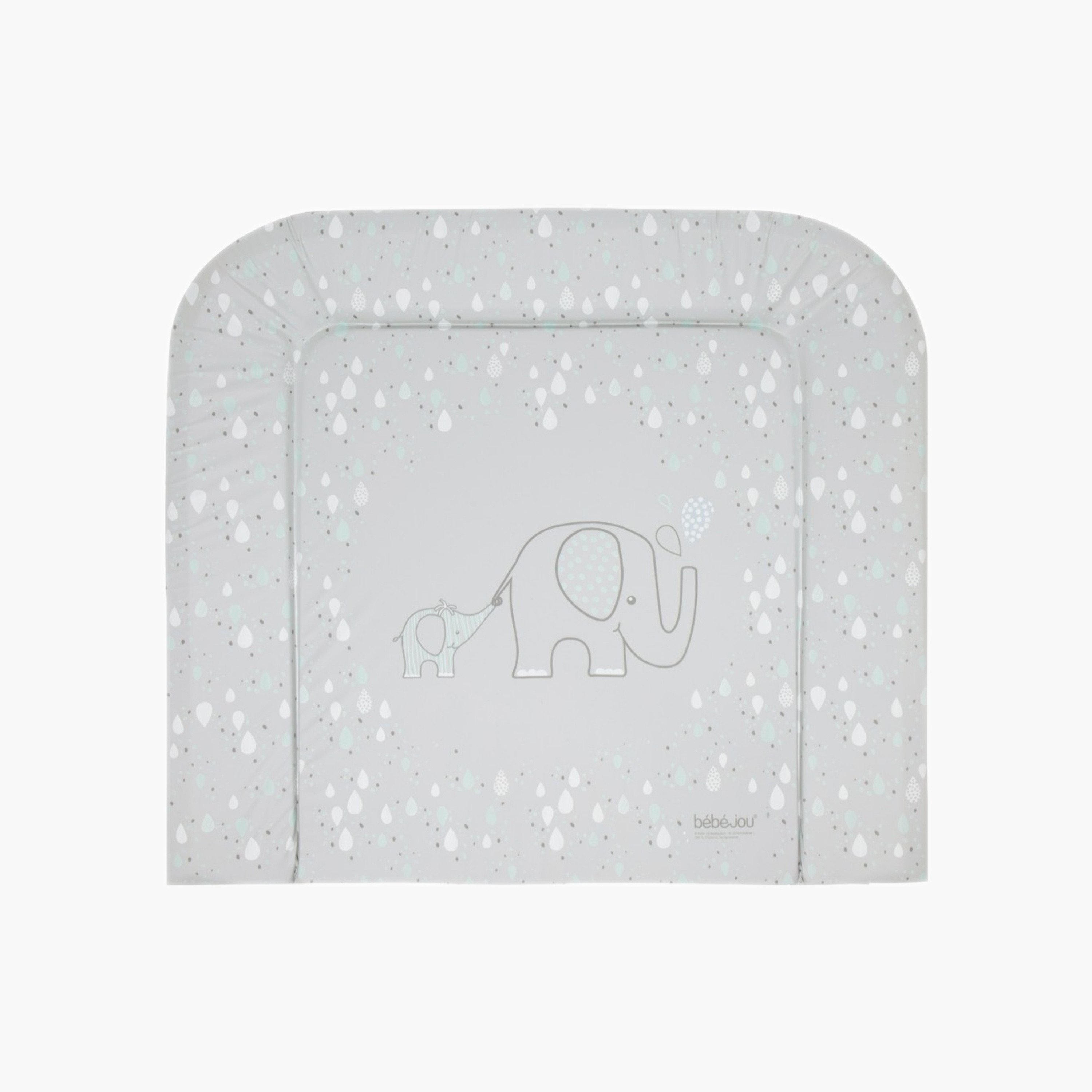 bebejou Ollie Changing Pad with Elephant Print - 72x77x7 cm-baby-diapering-changingmats-image-4