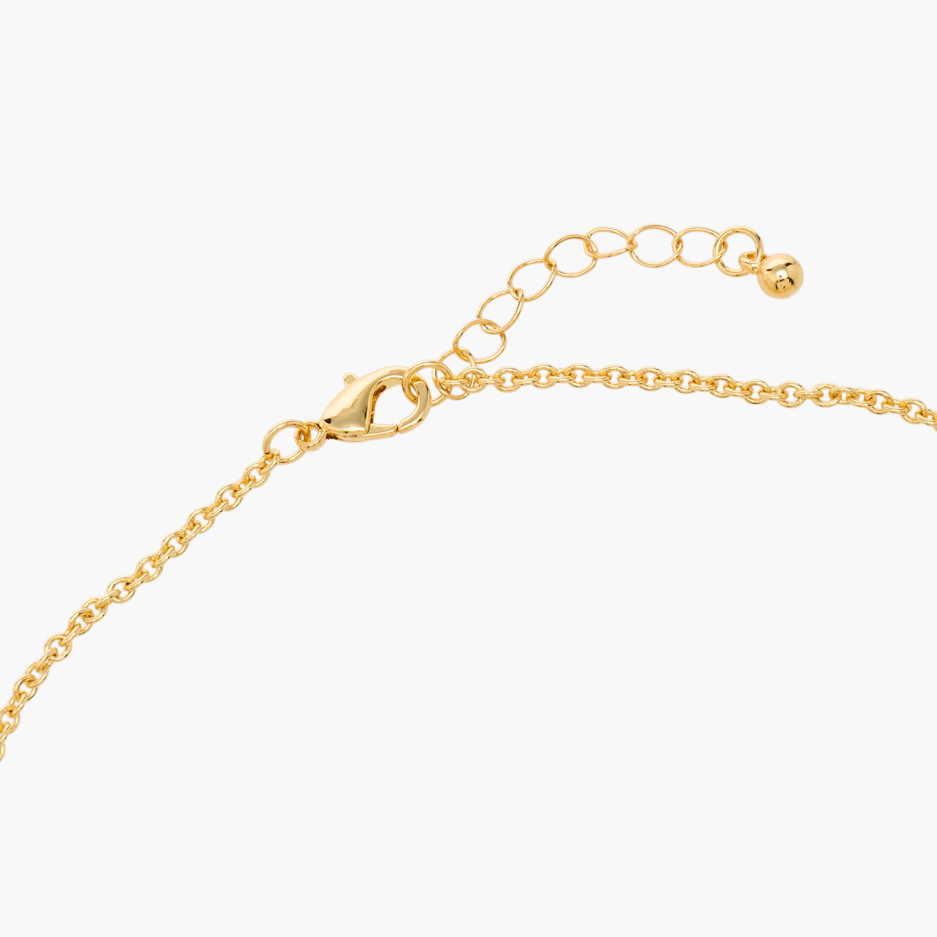 Set of 2 Gold Tone Embellished Pendant Necklace and Earrings-women-watchesandjewellery-jewellery-jewellerysets-image-5