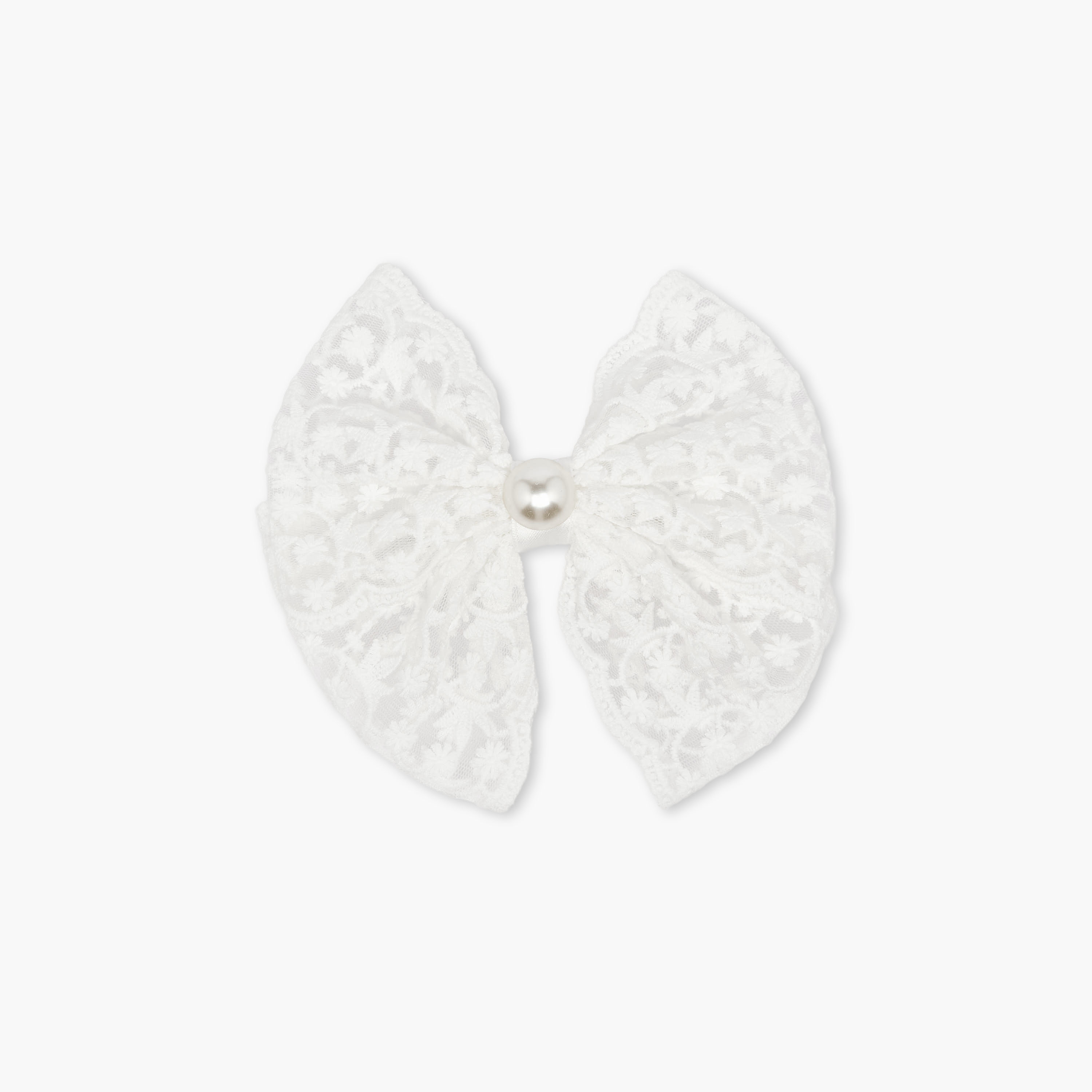 مشبك شعر فيونكة بتفاصيل دانتيل-women-hairaccessories-clips-image-1