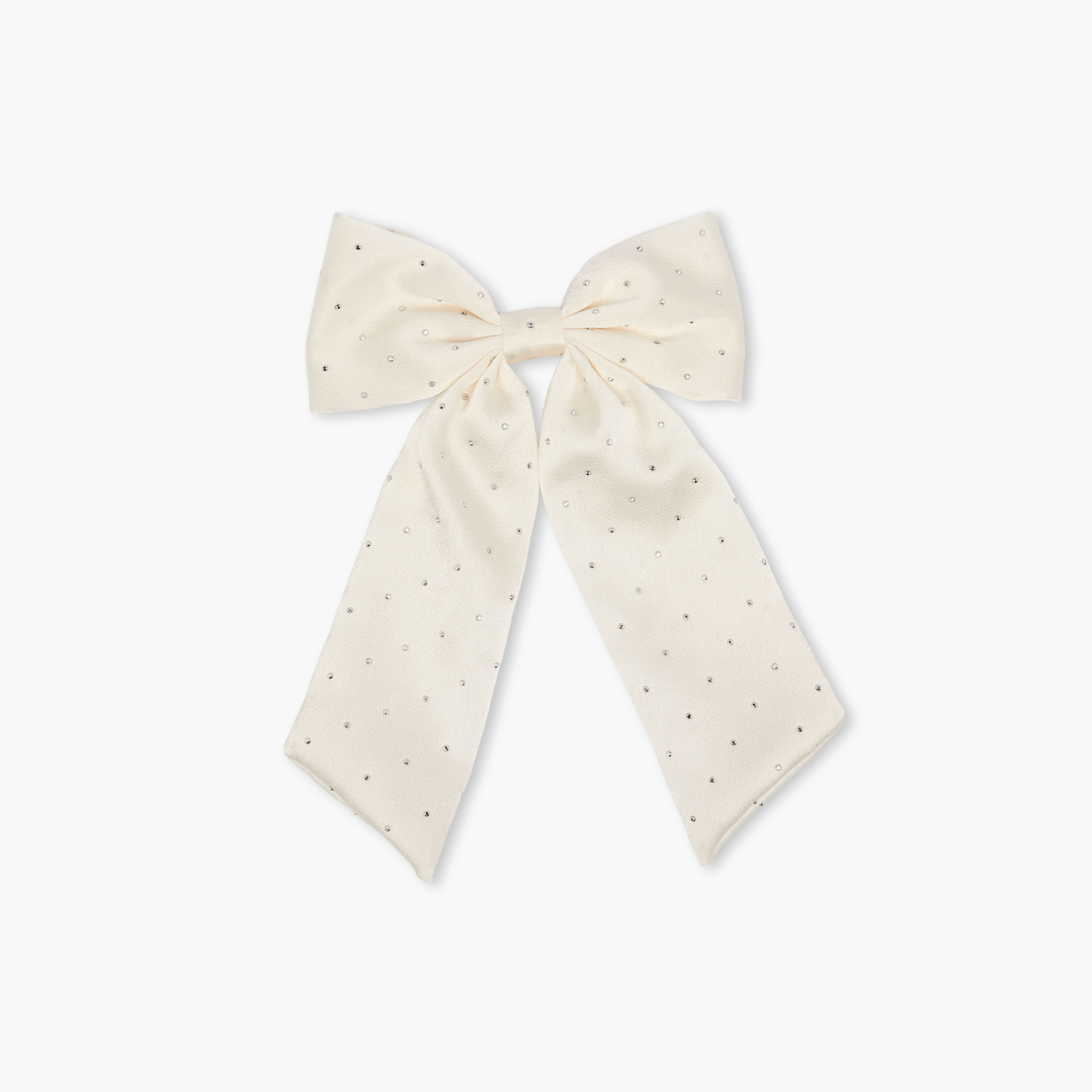 Bow Barrette Hair Clip with Embellished Design-women-hairaccessories-clips-image-1