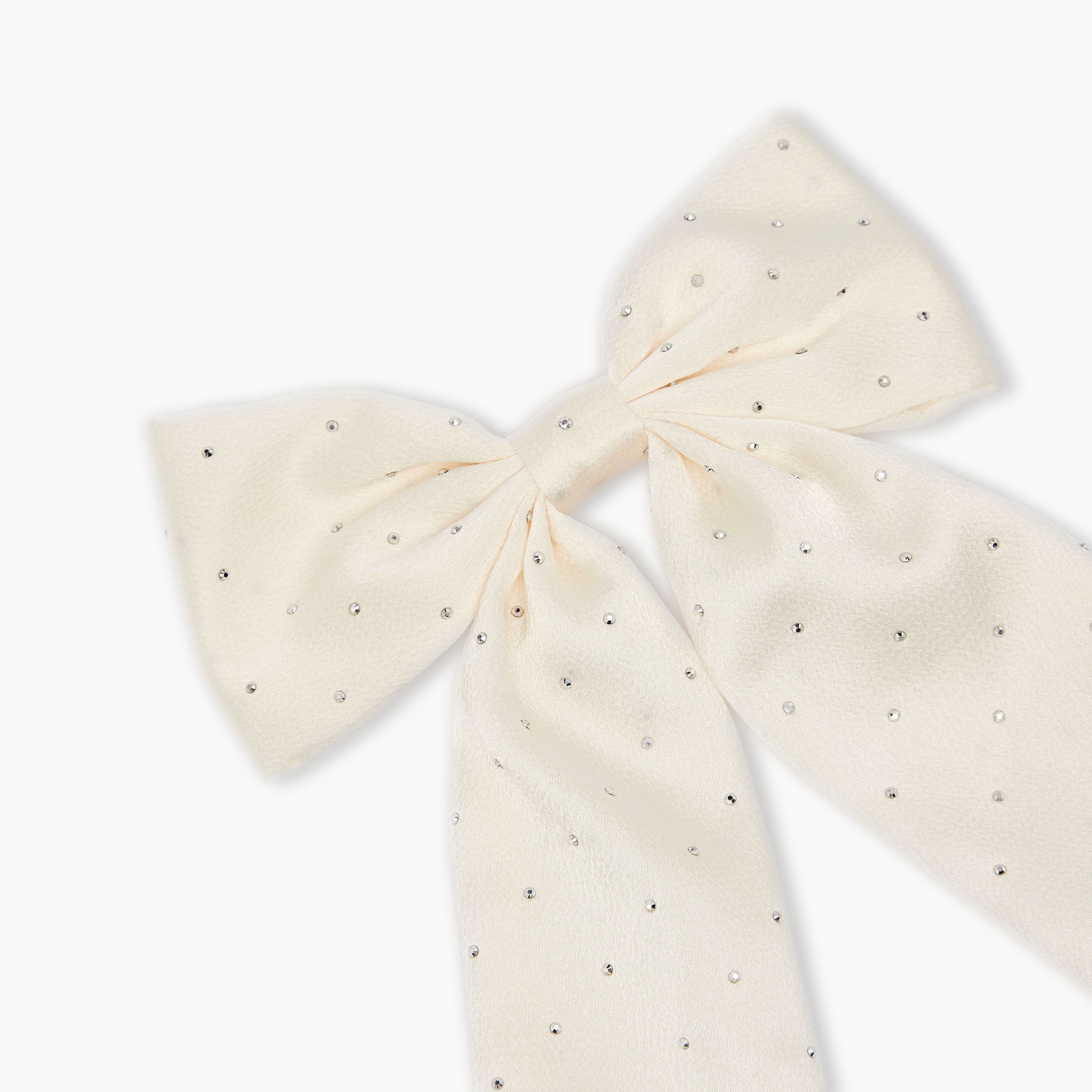 Bow Barrette Hair Clip with Embellished Design-women-hairaccessories-clips-image-2