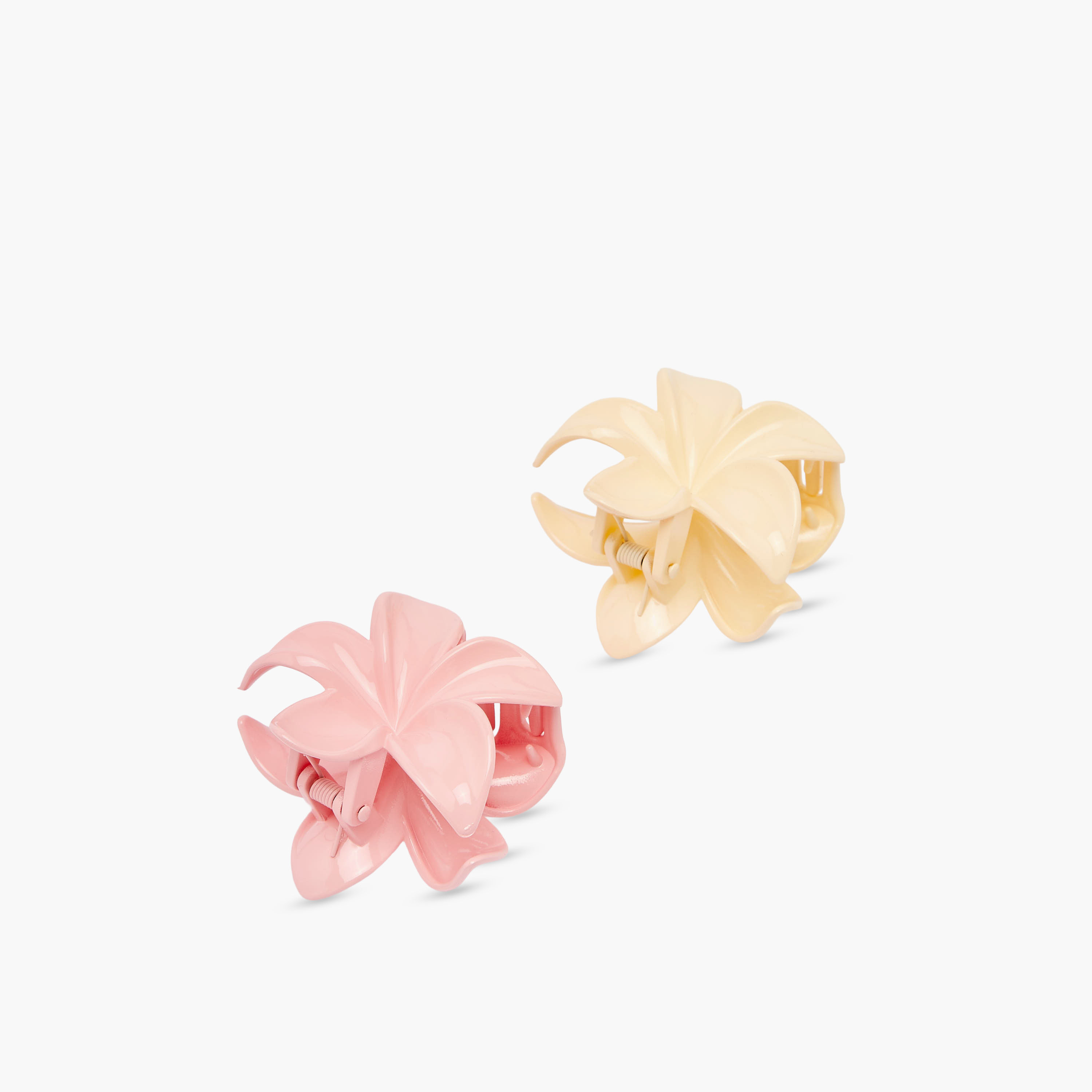 Pack of 2 Hair Clamp with Floral Design-women-hairaccessories-clamps-image-4
