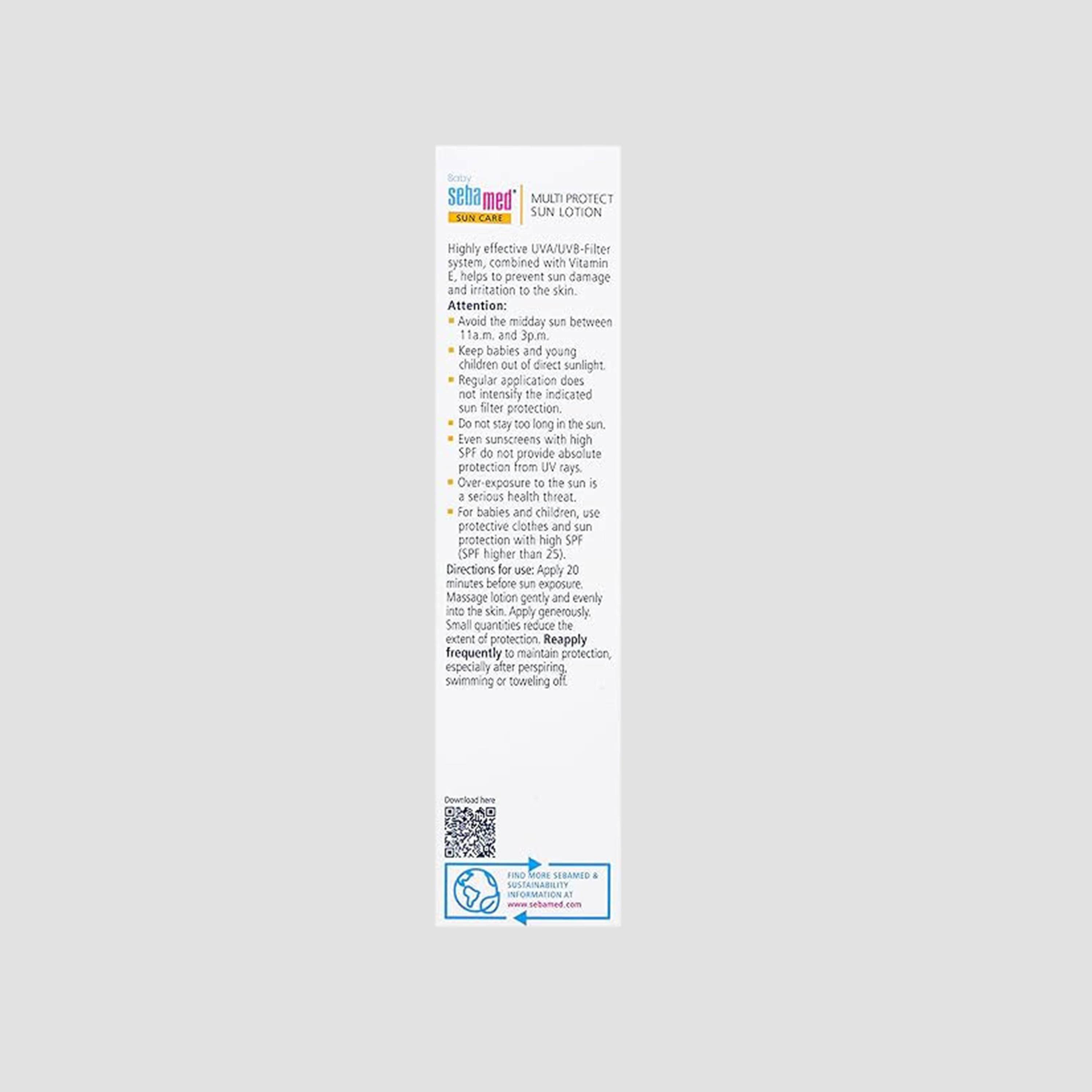 Sebamed Multi Protect Baby Sun Lotion SPF 50 - 200 ml-baby-bathandcare-hairbodyskincare-lotionsandcreams-image-5