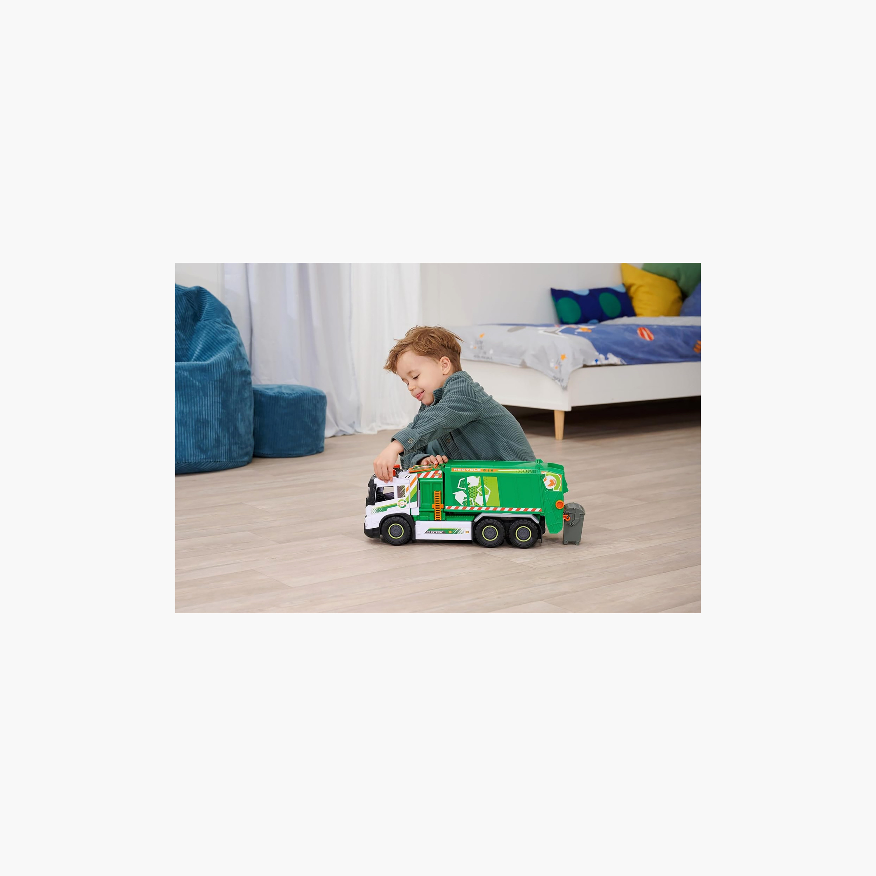 شاحنة نفايات عملاقة من ديكي - 55 سم-toys-playvehicles-vehicleplaysets-image-1