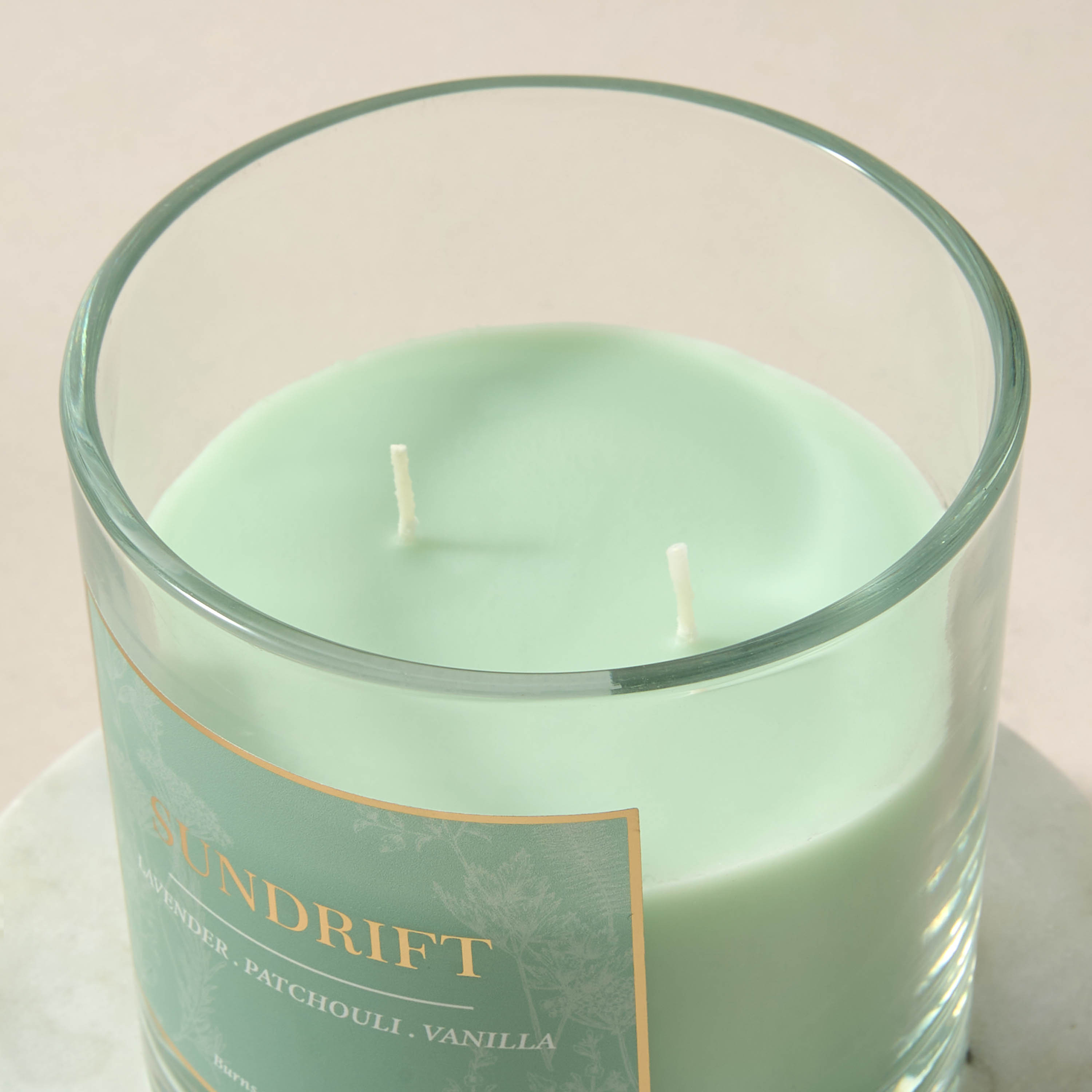 Aura Luxe Jar Candle 330gms Sundrift- Green-household-homefragrance-candles-image-3