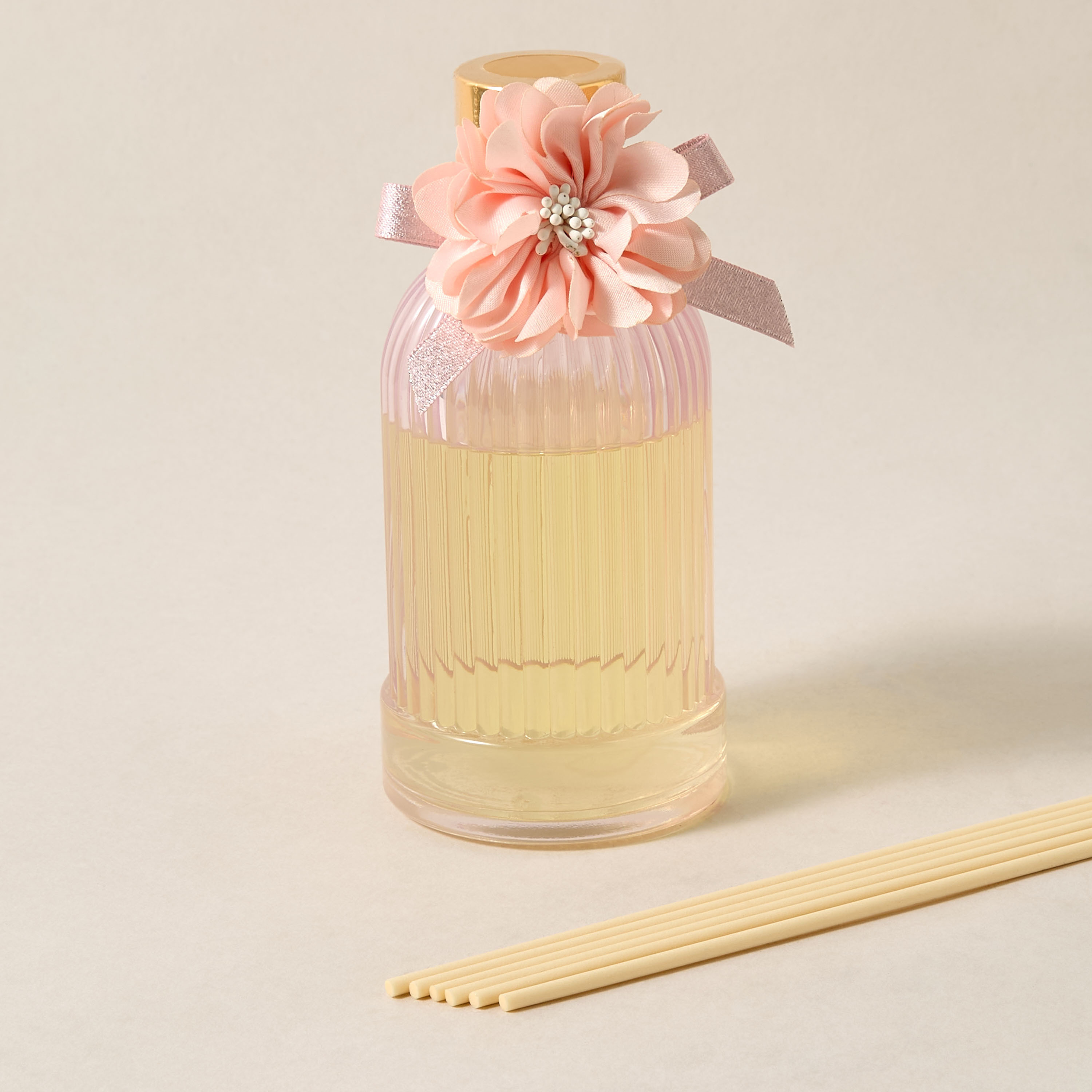 Aura Luxe Reed Diffuser 150ml Soft Radiance- Pink-household-homefragrance-reeddiffusers-image-3