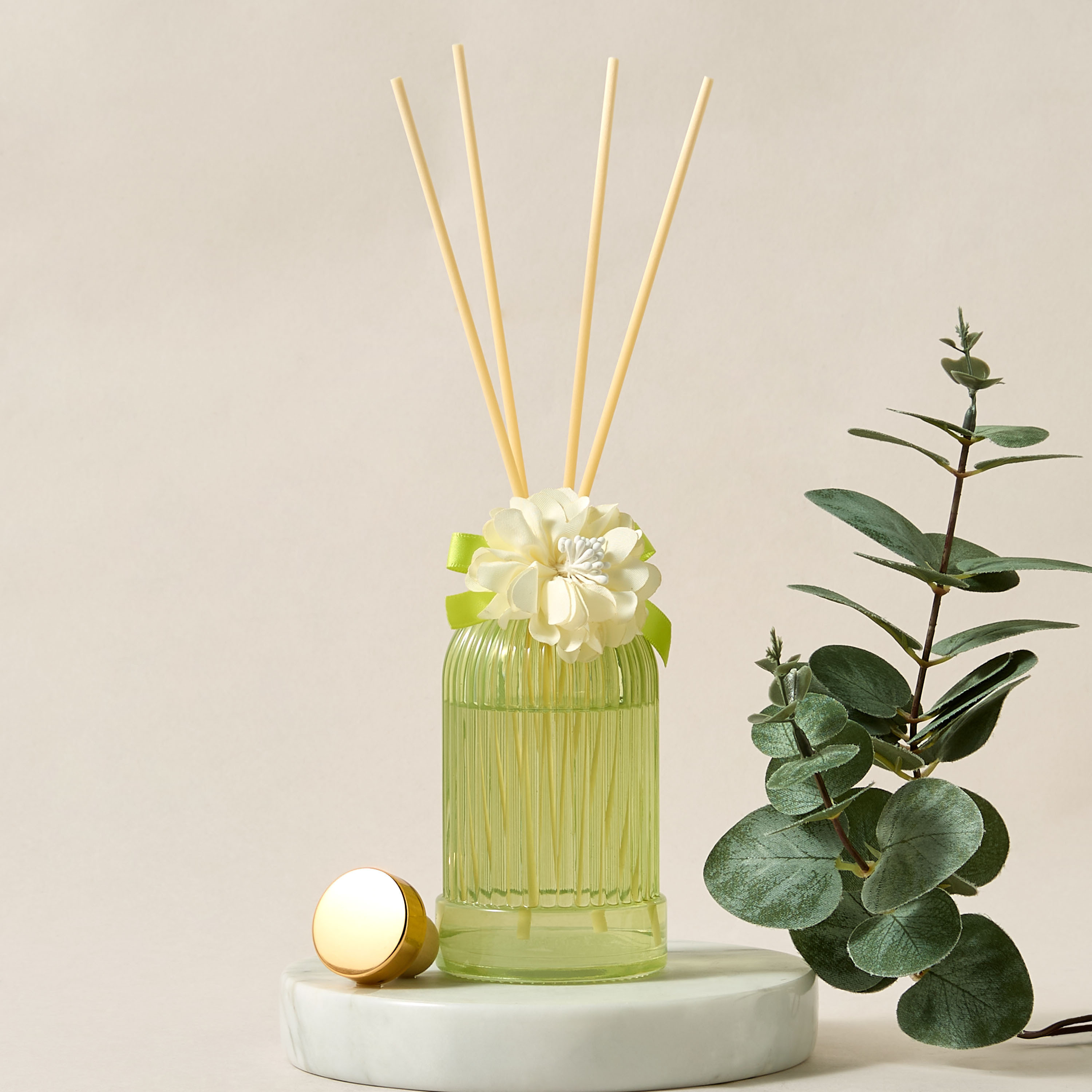 Aura Luxe Reed Diffuser 150ml Sundrift- Green-household-homefragrance-reeddiffusers-image-1