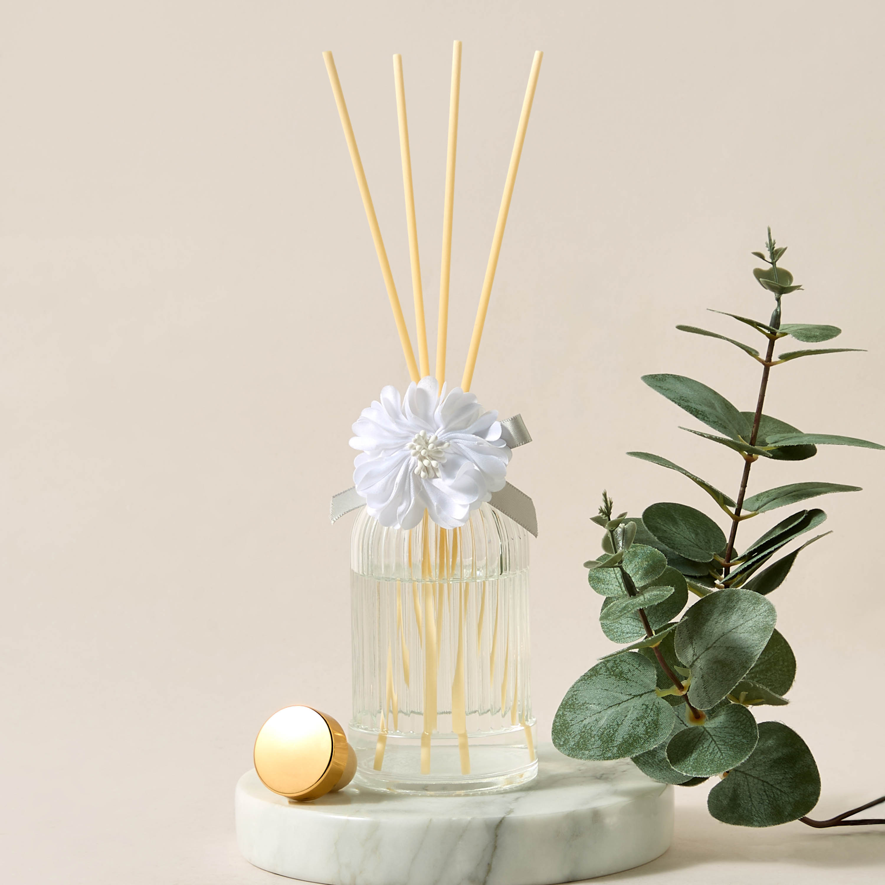 Aura Luxe Reed Diffuser 150ml Serene Bloom- Clear-household-homefragrance-reeddiffusers-image-1