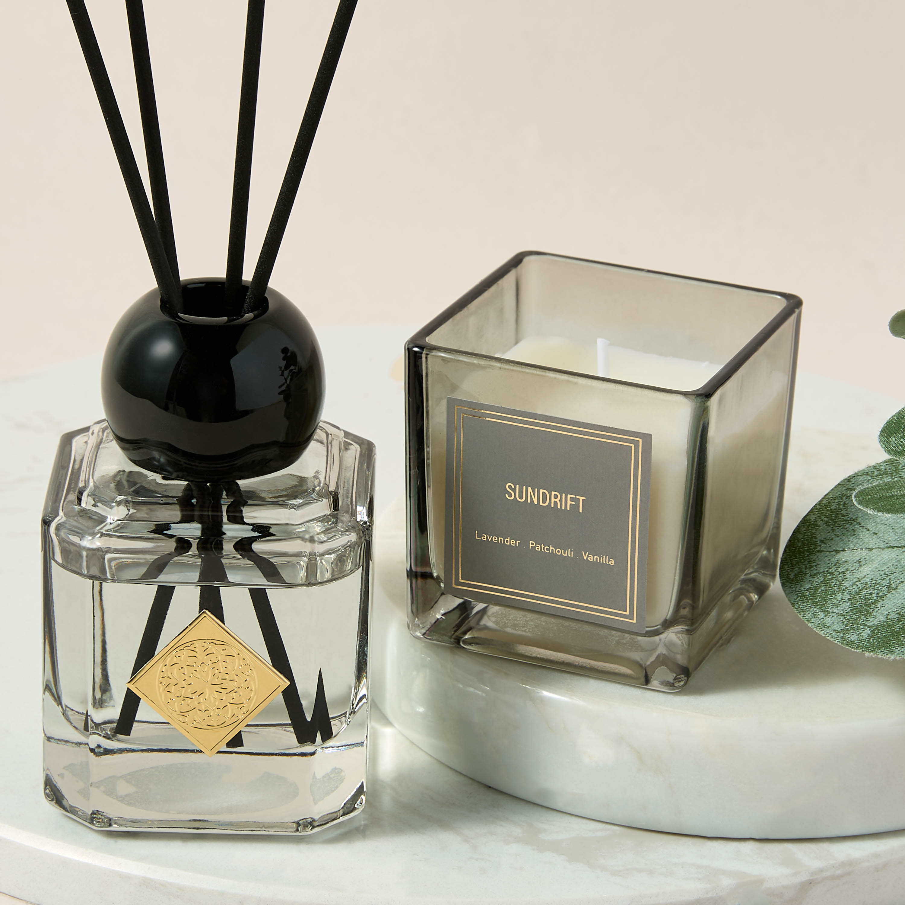 Aura Luxe Gift Set Sundrift - Set of 2 - Grey-household-homefragrance-fragrancegiftset-image-2