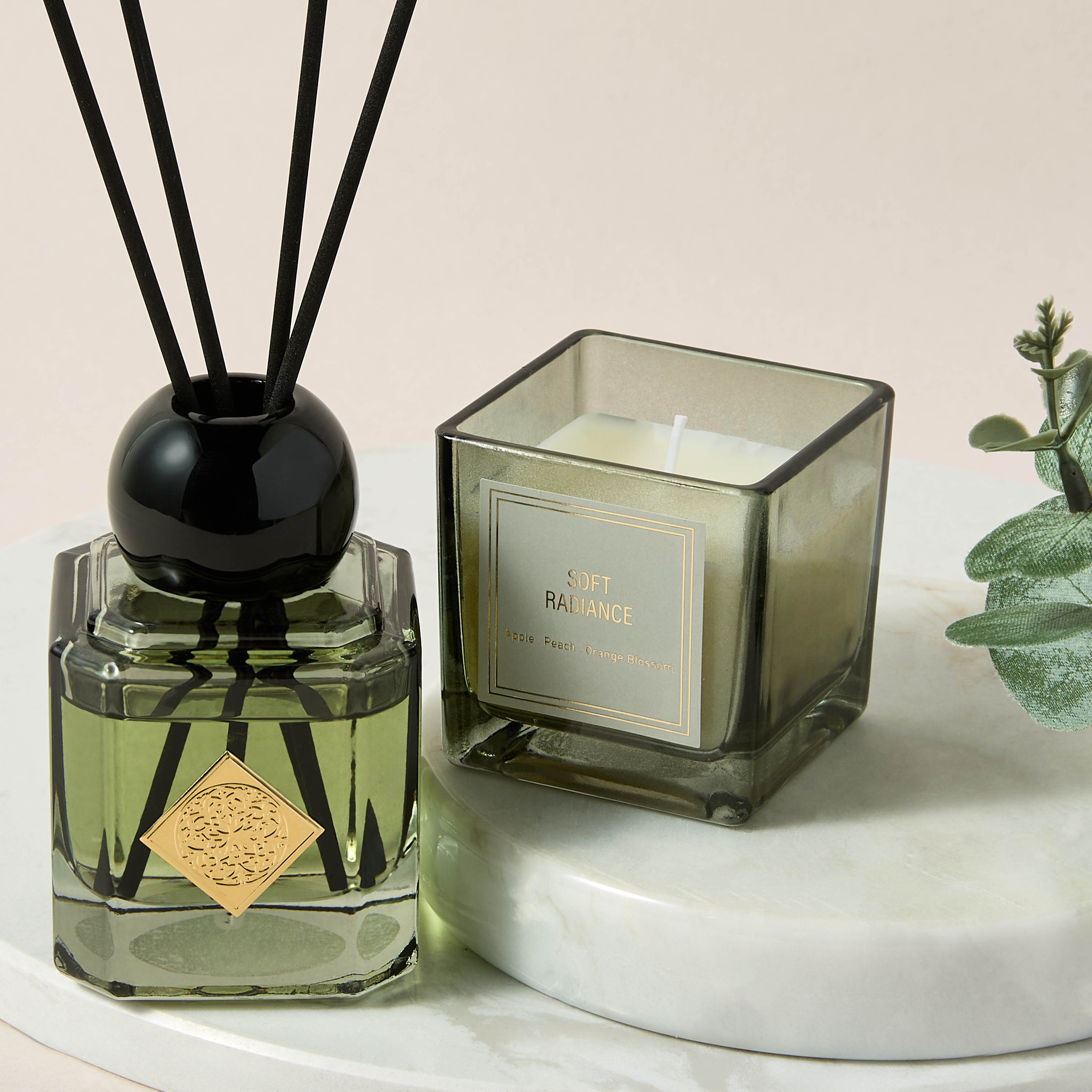 Aura Luxe Gift Set Soft Radiance - Set of 2 - Green-household-homefragrance-fragrancegiftset-image-2