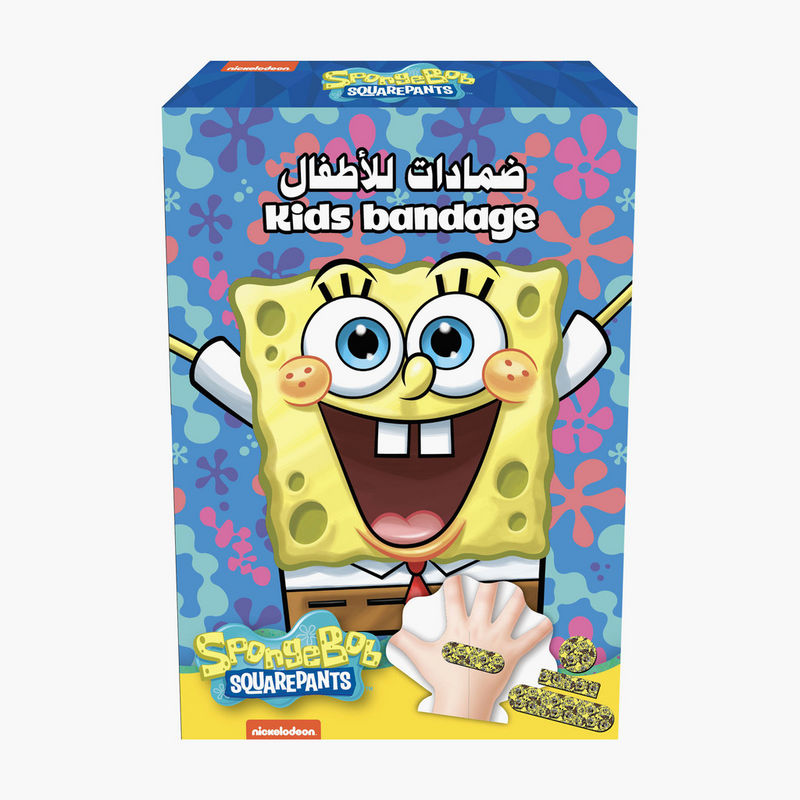 ضمادات متنوعة من فاب لاب - 20 ضمادة - سبونج بوب