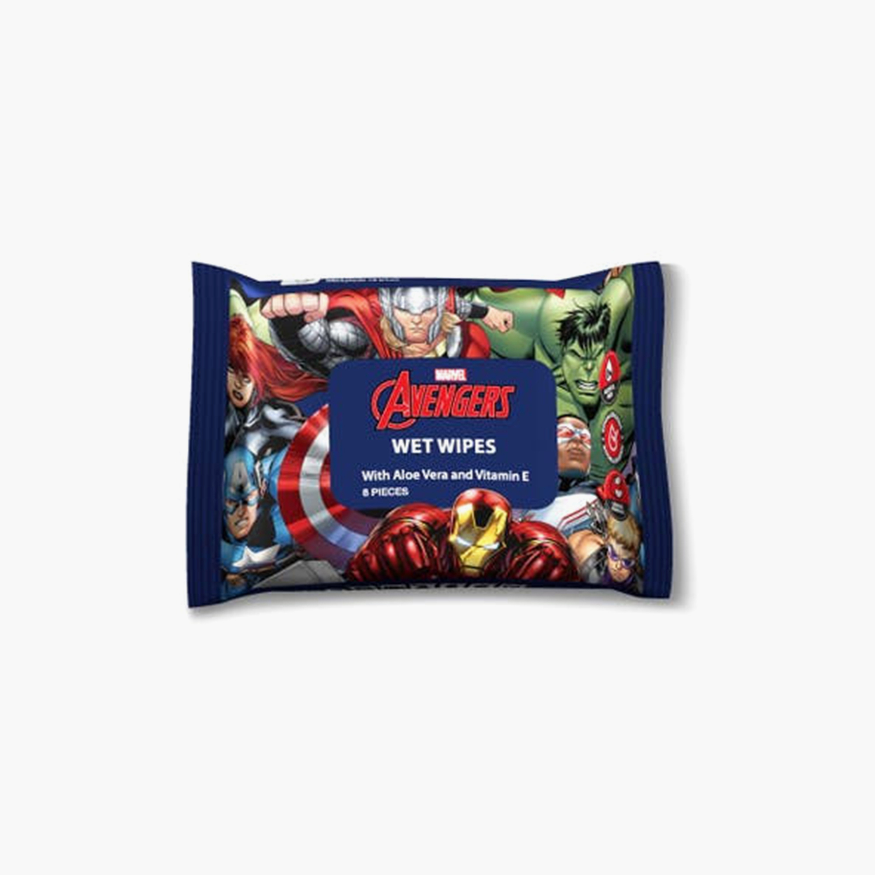 Fablab Wet Wipes with Aloe Vera & Vitamin E - Avengers - 8-Piece x Pack of 8-baby-diapering-babywipes-image-2