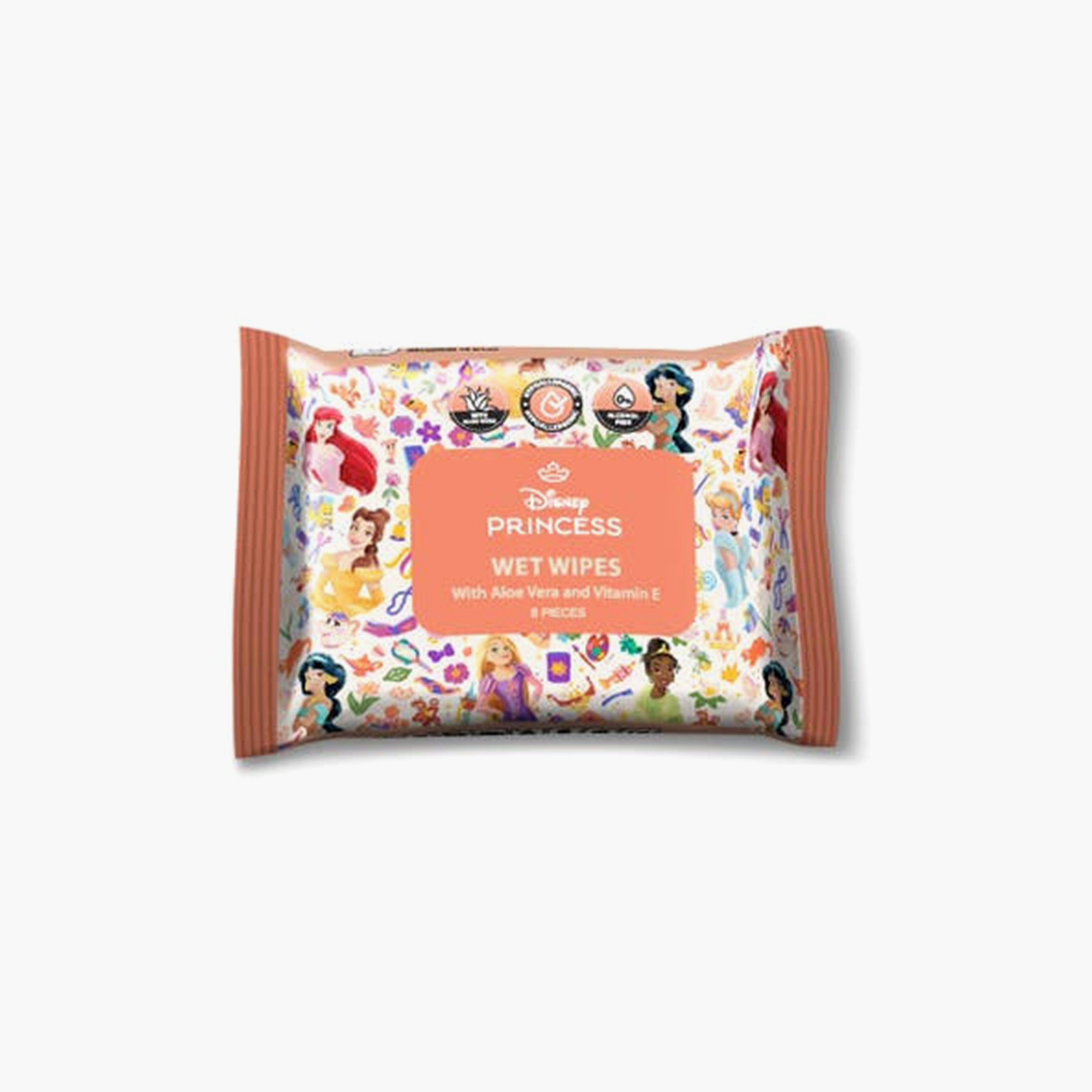Fablab Wet Wipes with Aloe Vera & Vitamin E - Princess - 8-Piece x Pack of 8-baby-diapering-babywipes-image-2