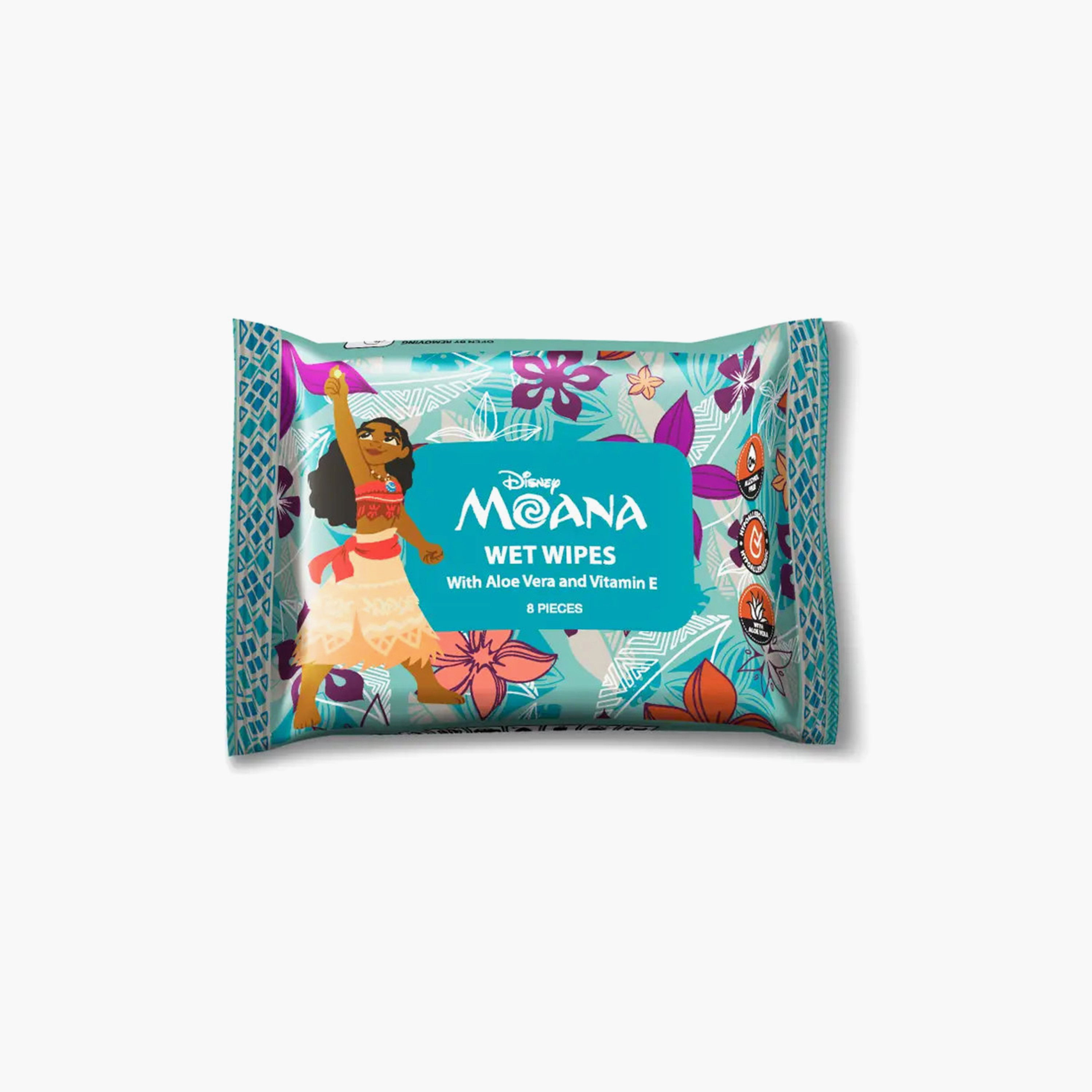 Fablab Wet Wipes with Aloe Vera & Vitamin E - Moana - 8-Piece x Pack of 8-baby-diapering-babywipes-image-2