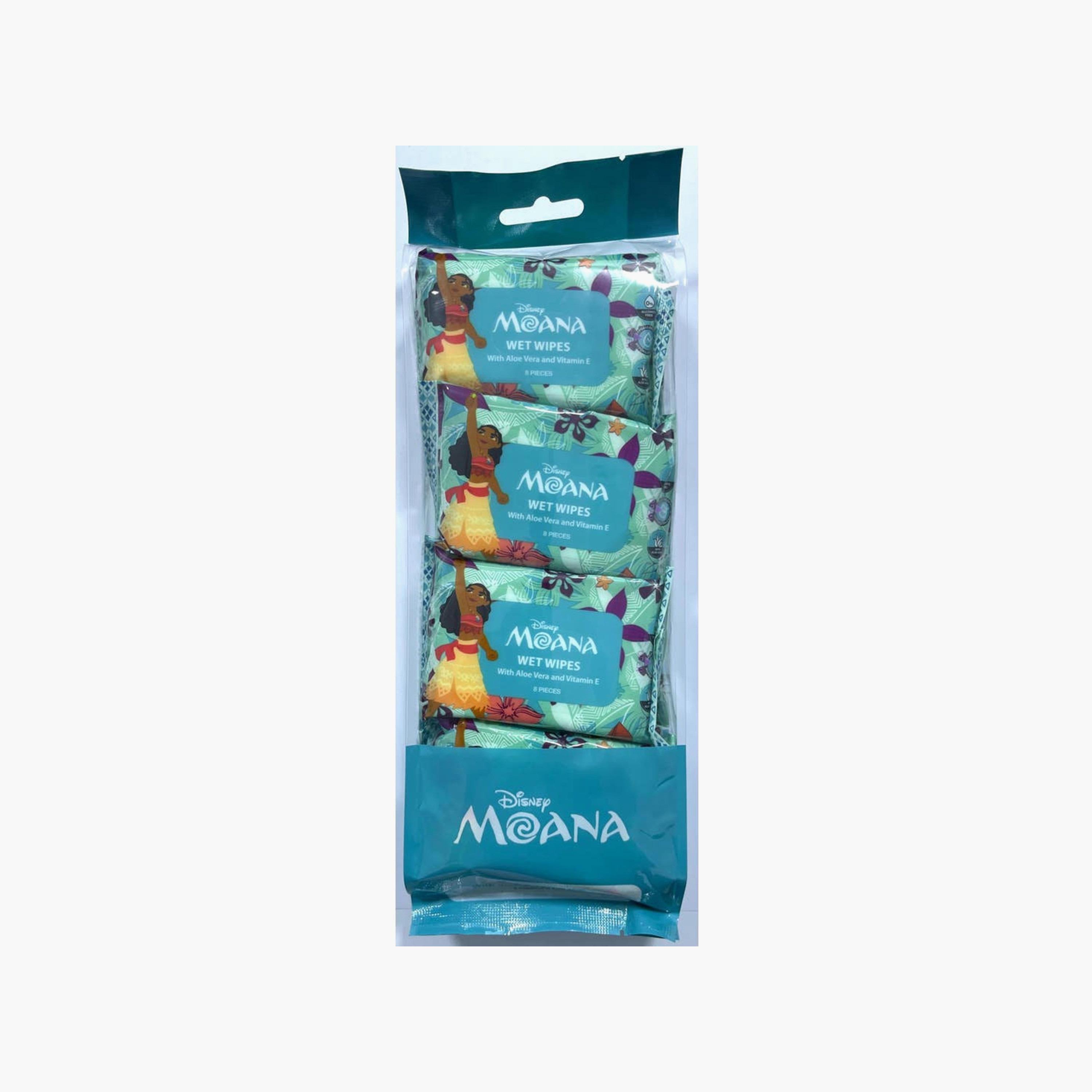 Fablab Wet Wipes with Aloe Vera & Vitamin E - Moana - 8-Piece x Pack of 8-baby-diapering-babywipes-image-3
