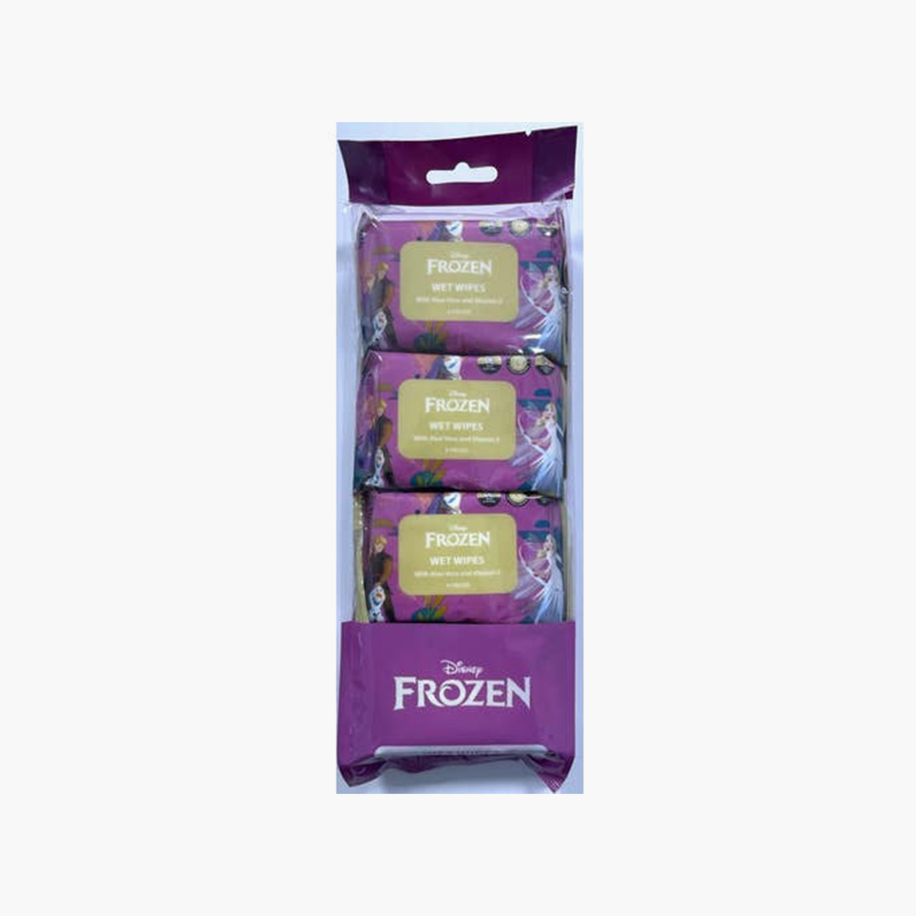 Fablab Wet Wipes with Aloe Vera & Vitamin E - Frozen - 8-Piece x Pack of 8-baby-diapering-babywipes-image-3