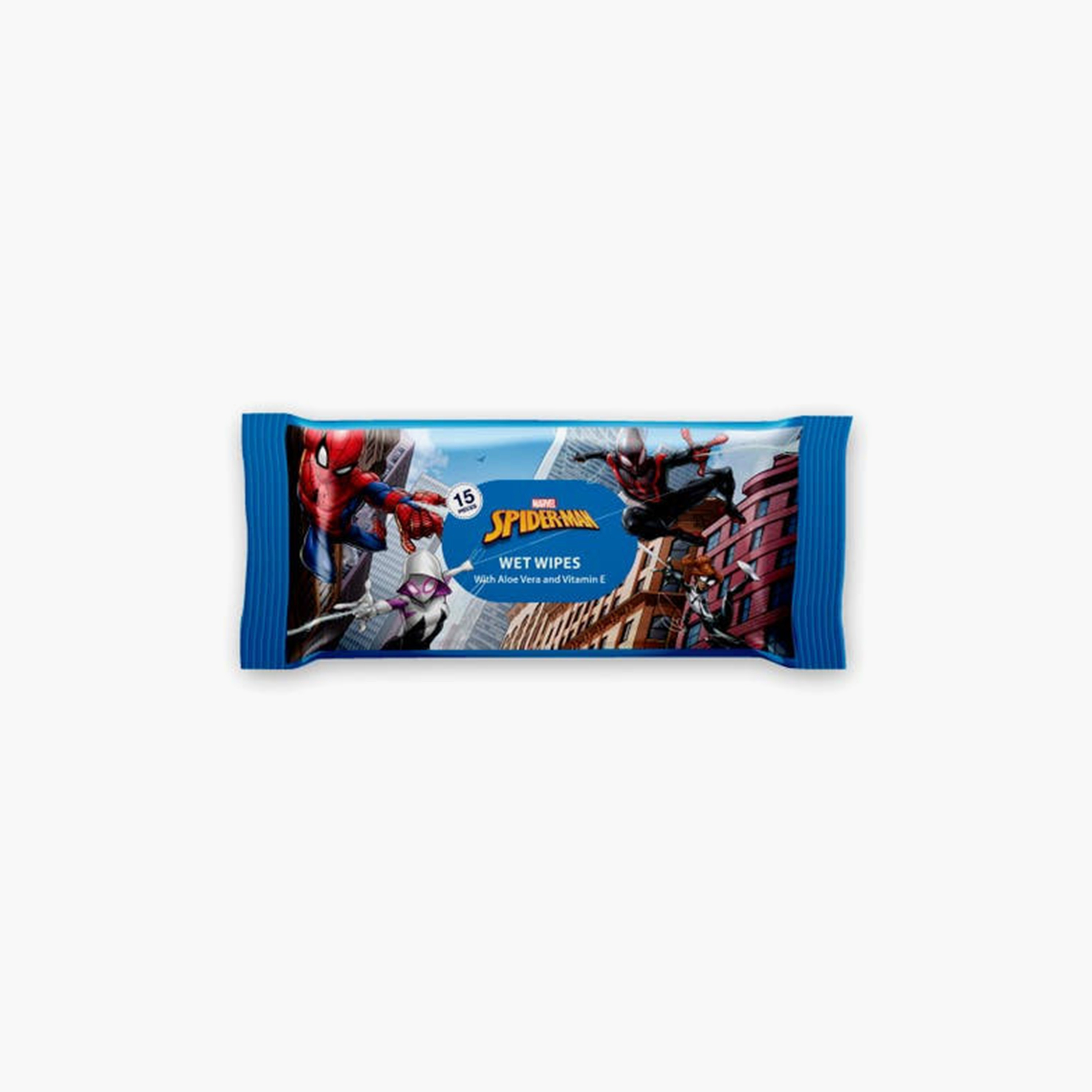 Fablab 15-Piece Wet Wipes - Spiderman-baby-diapering-babywipes-image-1