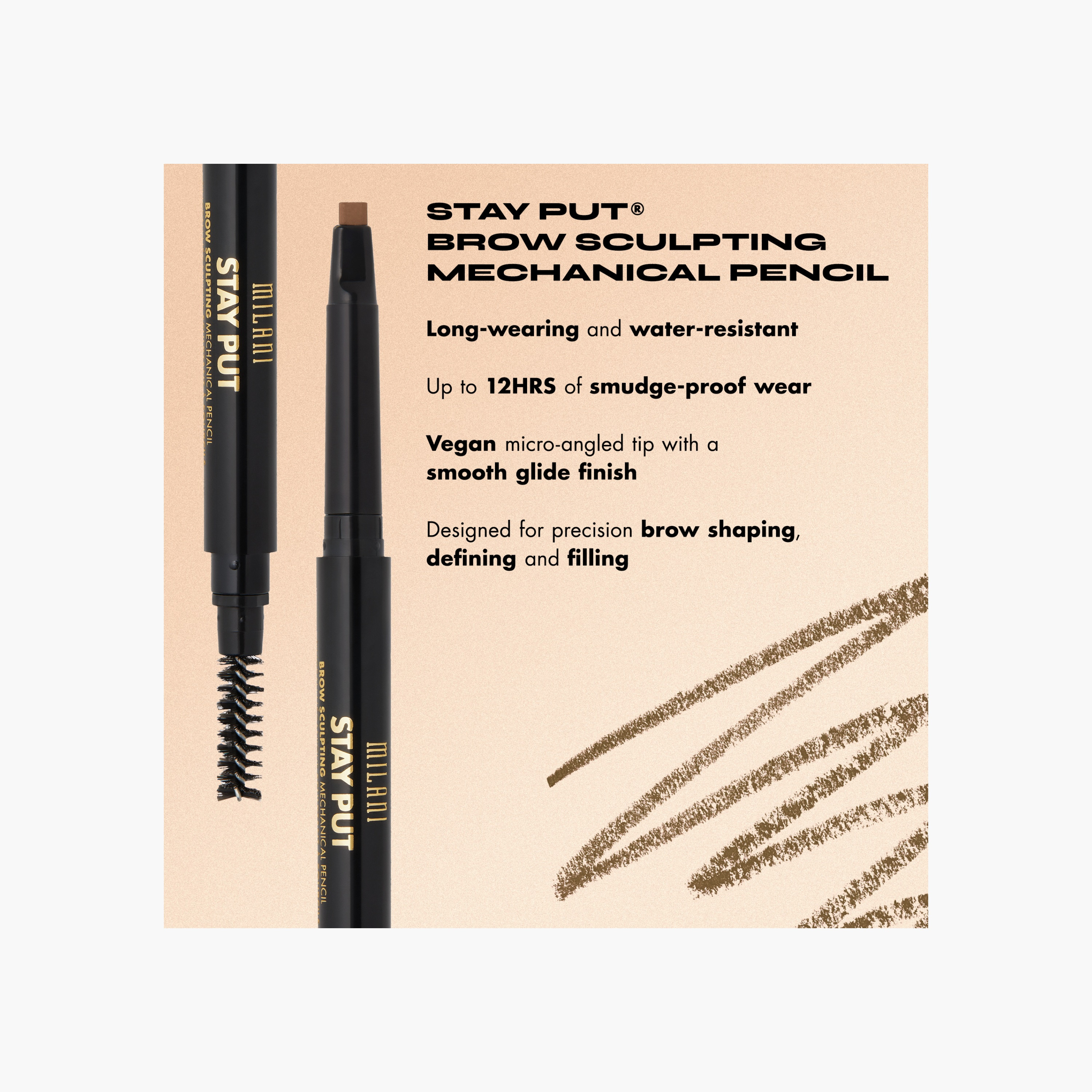 قلم تحديد الحواجب الميكانيكي من ميلاني - 0.28 غرام-beautyandpersonalcare-makeup-eyes-eyebrows-image-8