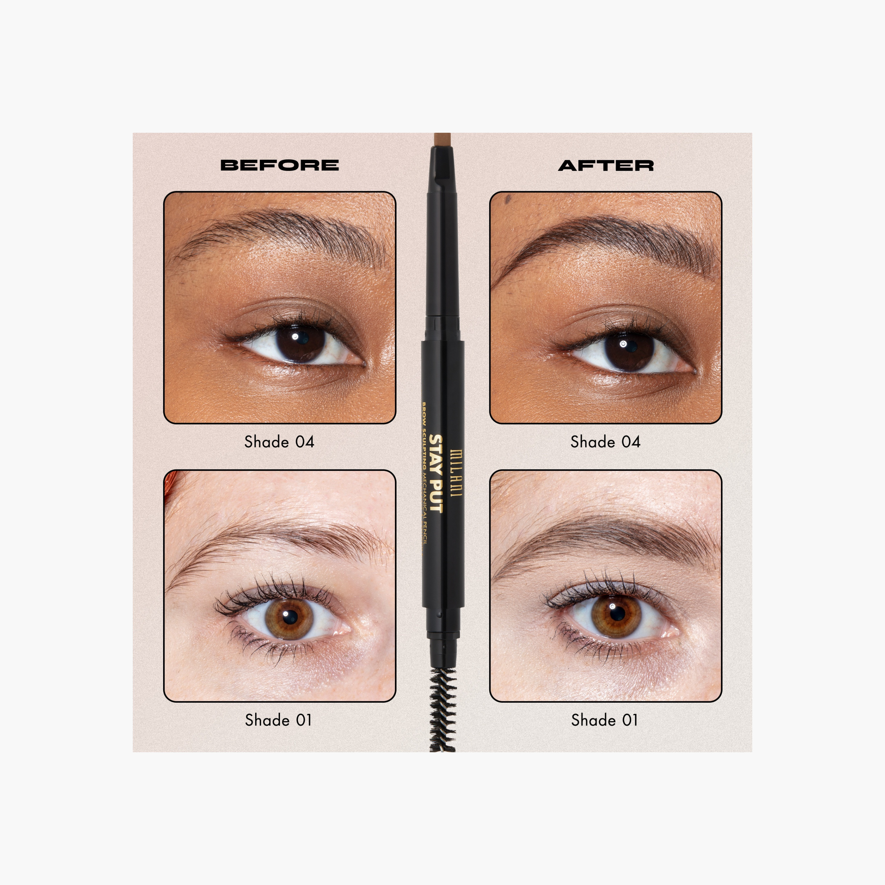 قلم تحديد الحواجب الميكانيكي من ميلاني - 0.28 غرام-beautyandpersonalcare-makeup-eyes-eyebrows-image-10