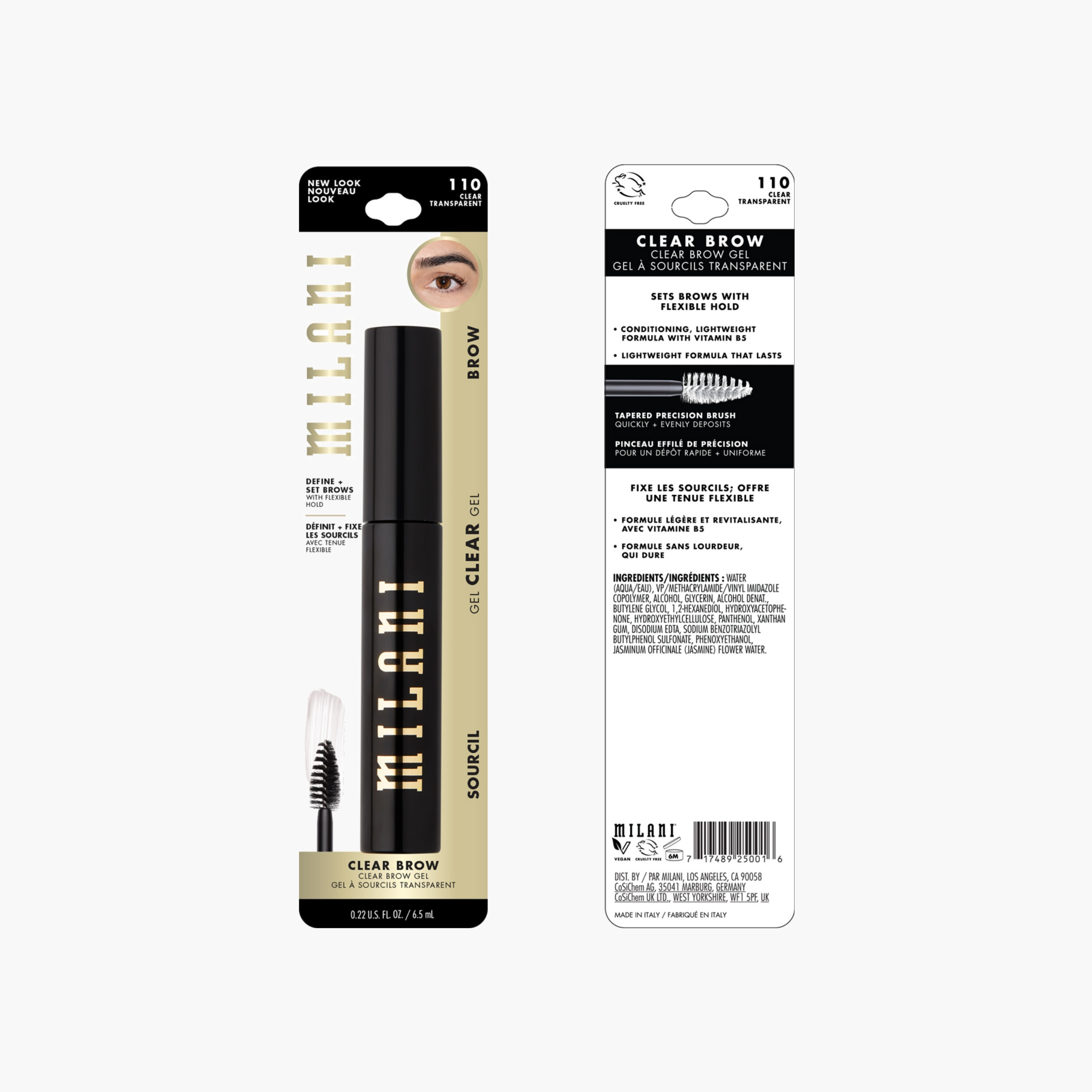 Milani Clear Brow Gel - 6.5 ml-beautyandpersonalcare-makeup-eyes-eyebrows-image-2