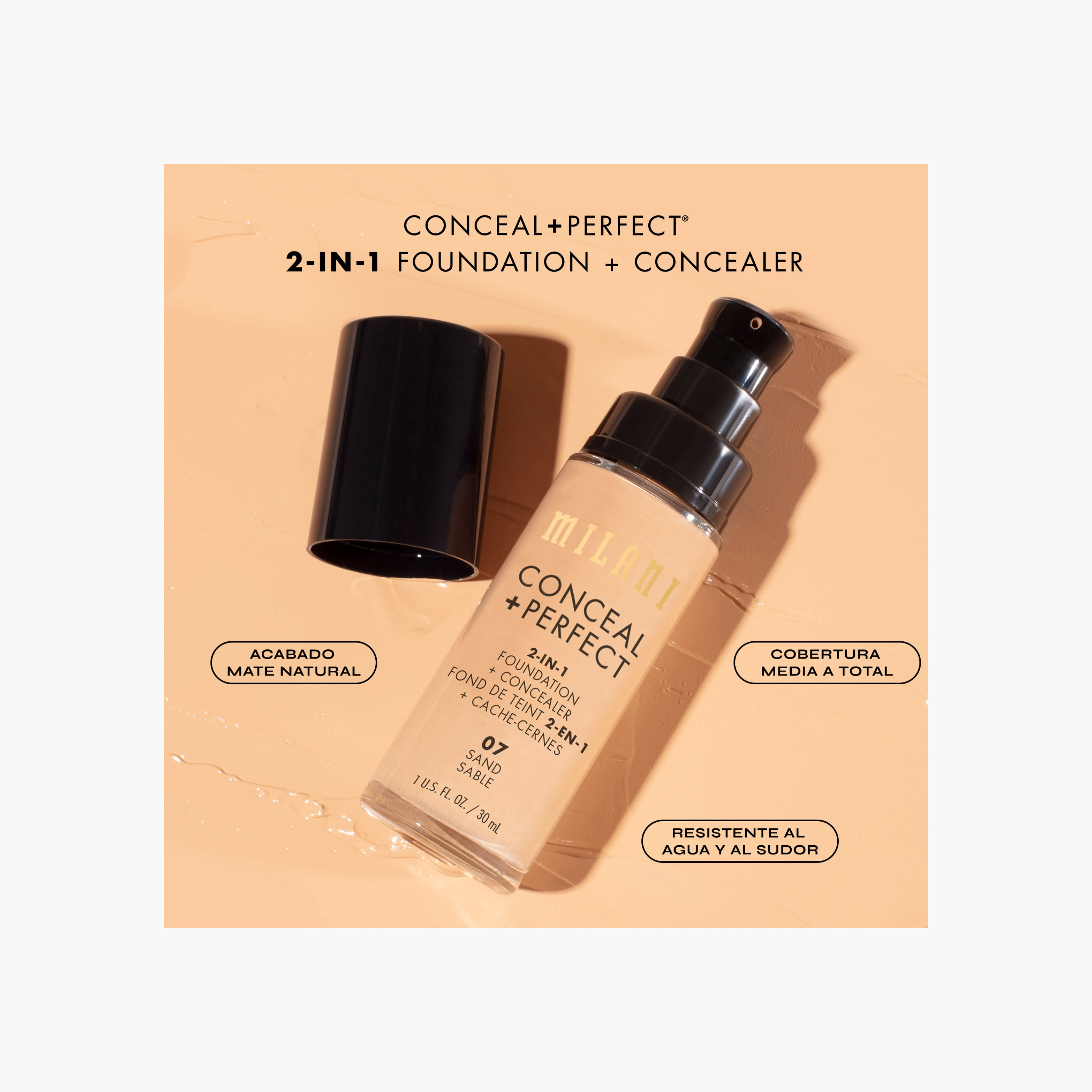 كريم أساس ميلاني كونسيل آند بيرفكت 2 في 1 - 30 مل-beautyandpersonalcare-makeup-face-concealers-image-23