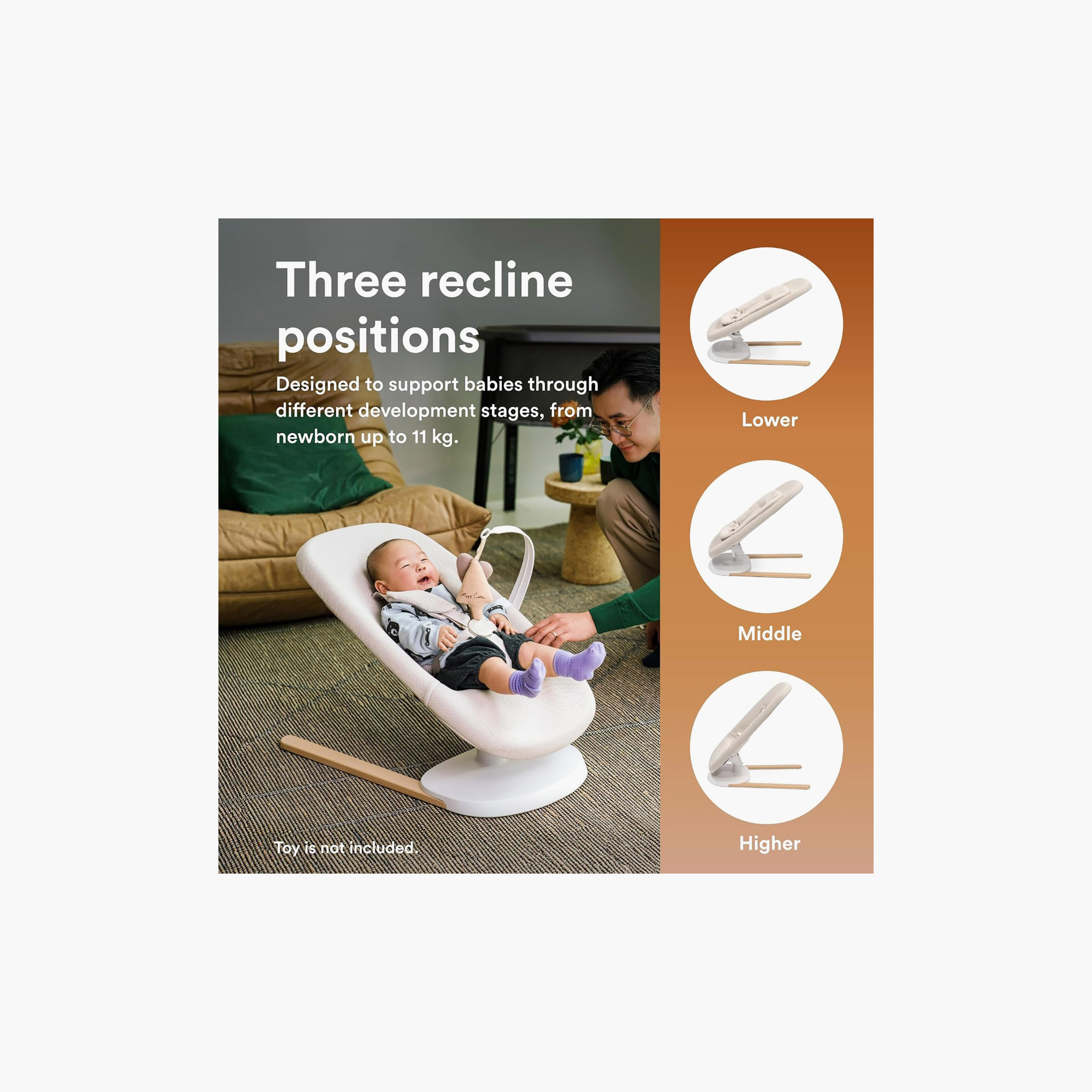 Stokke Yoga Baby Bouncer & Swing - Light Sand-baby-infantactivity-bouncers-image-3