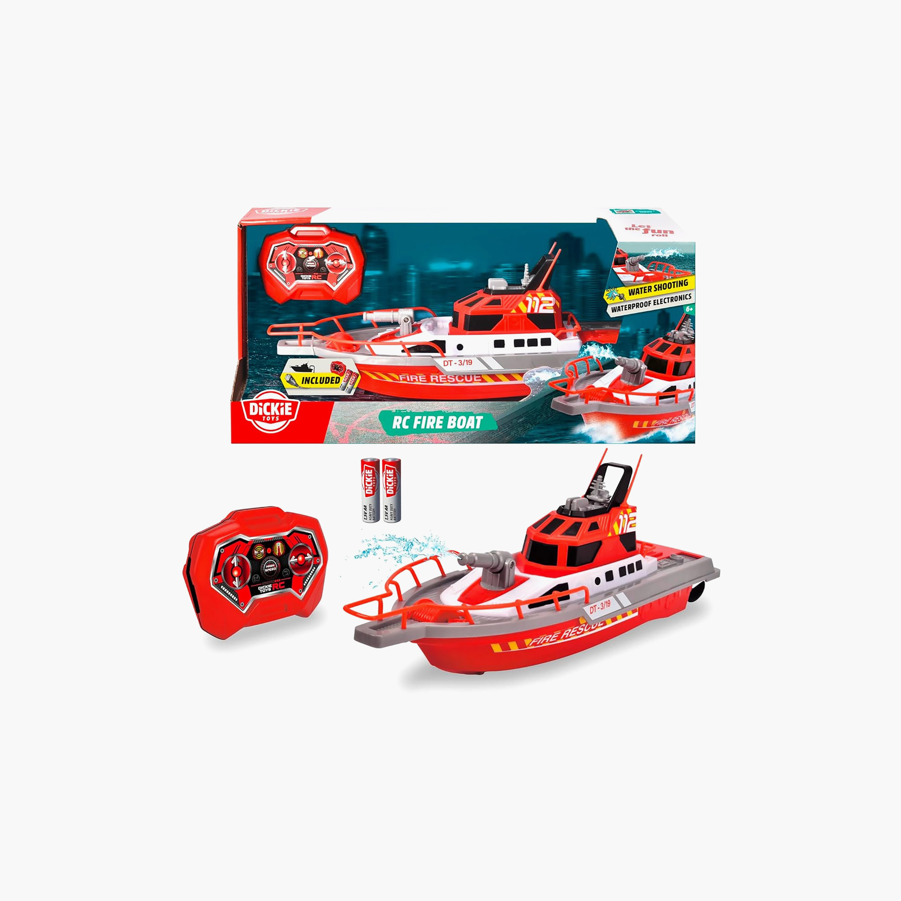 Dickie Radio Control Fire Boat - 38 cm-toys-remotecontrolledvehicles-rccars-image-5