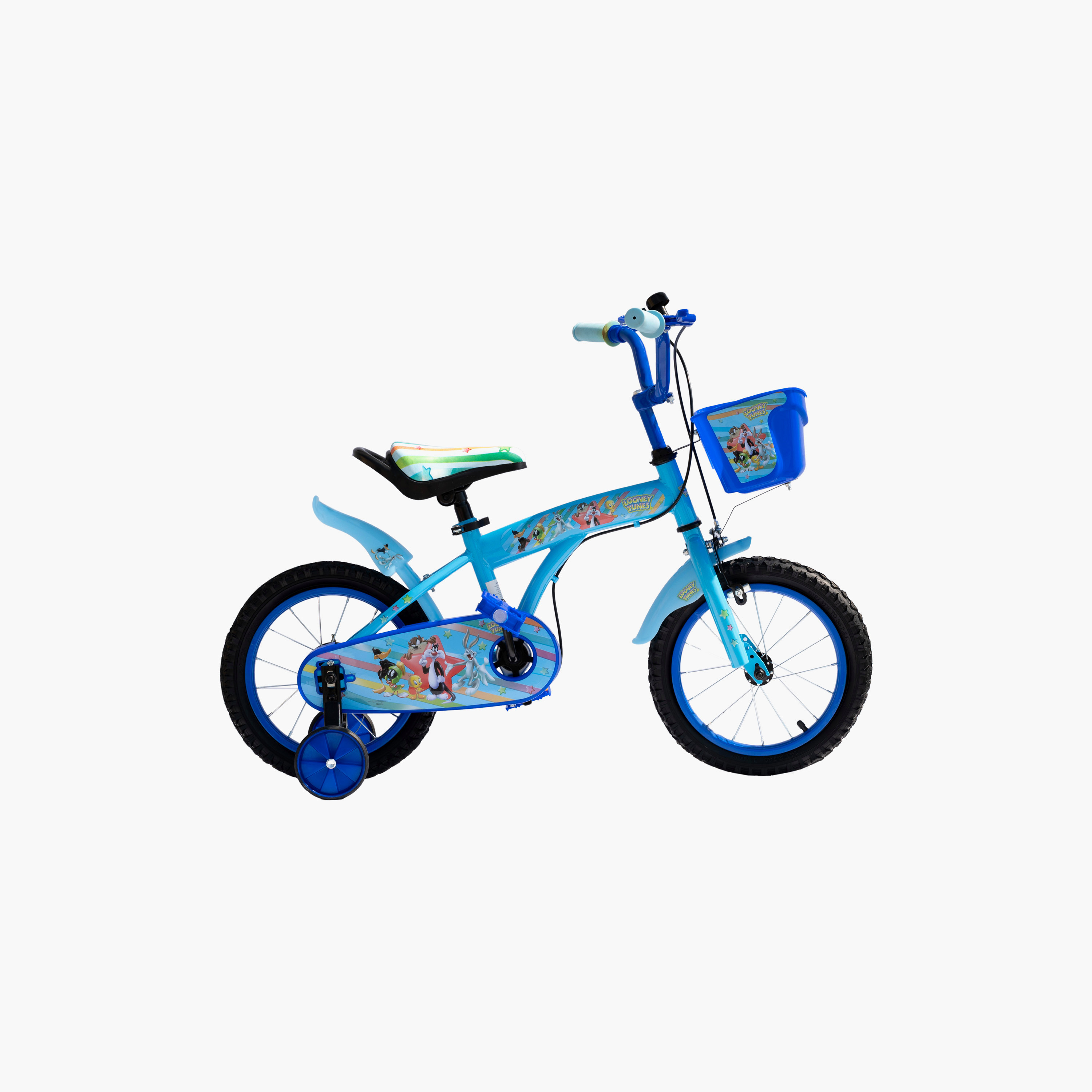 Looney Tunes Bicycle with Basket - 14 Inch - Blue-toys-outdoor-bikesandrideons-bikes-image-3