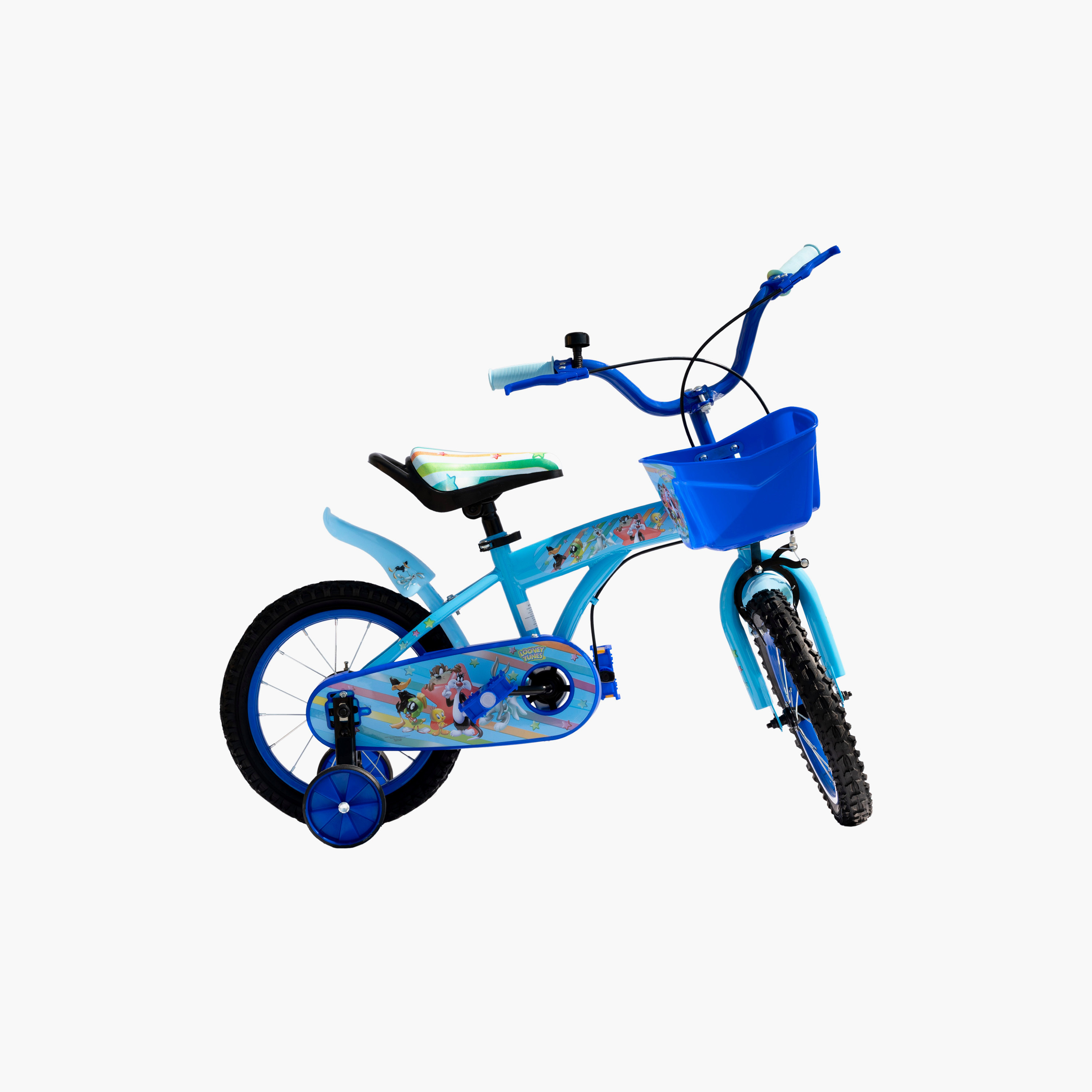 Looney Tunes Bicycle with Basket - 14 Inch - Blue-toys-outdoor-bikesandrideons-bikes-image-4