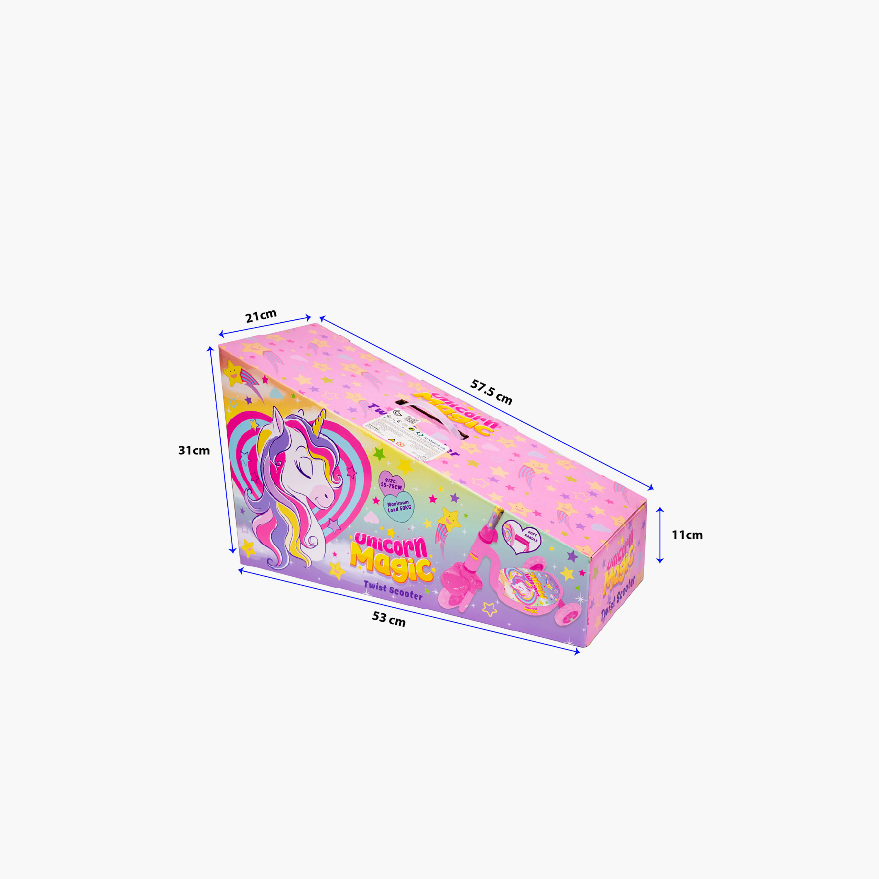 Unicorn 3 Wheels Twist Scooter-toys-outdoor-scooters-image-4