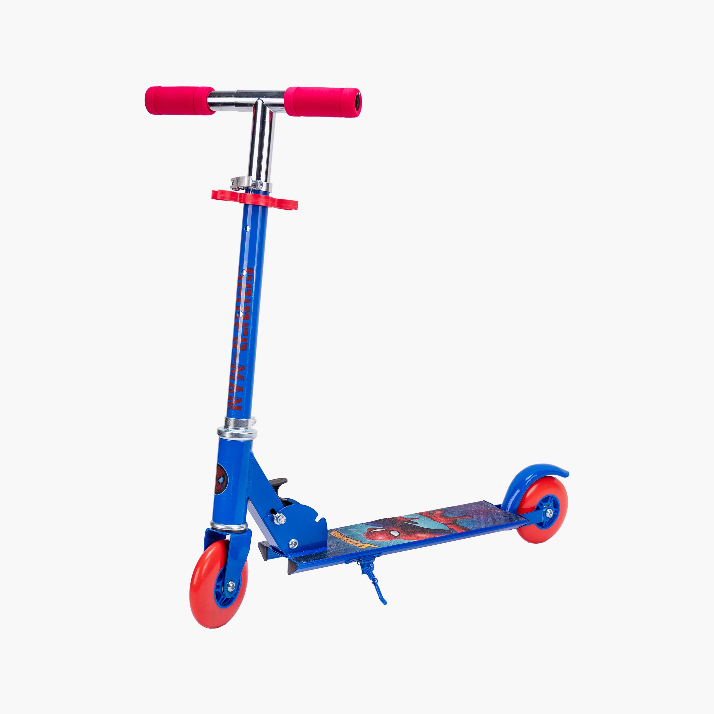 سكوتر سبايدرمان القابل للطي بعجلتين-toys-outdoor-scooters-image-1