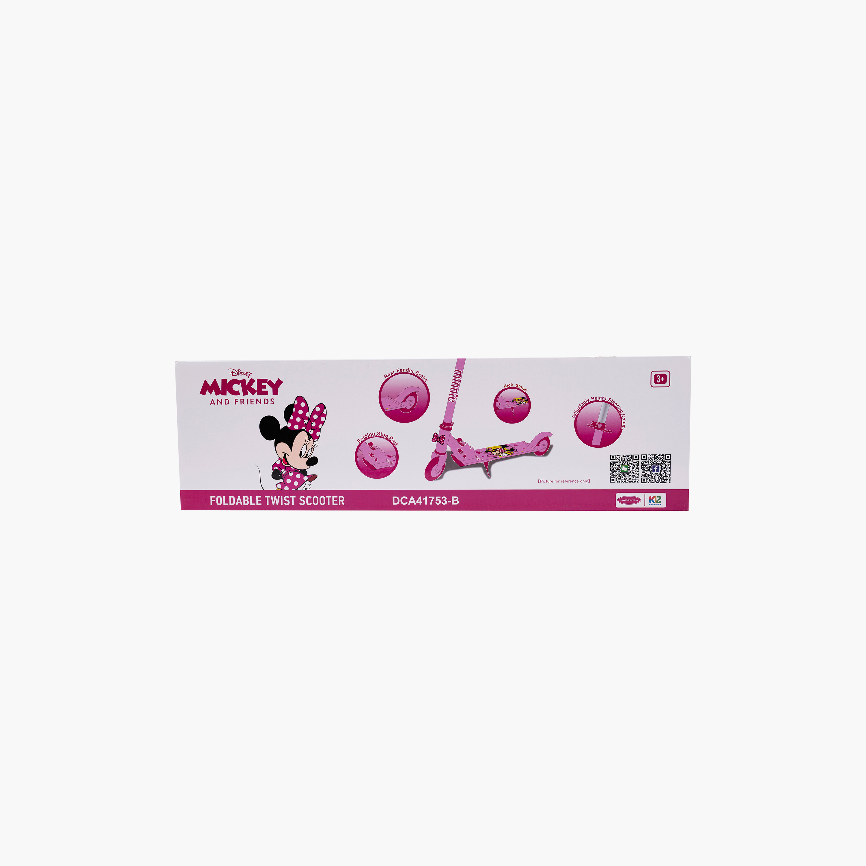 Minnie Mouse 2 Wheels Folding Scooter-toys-outdoor-scooters-image-5