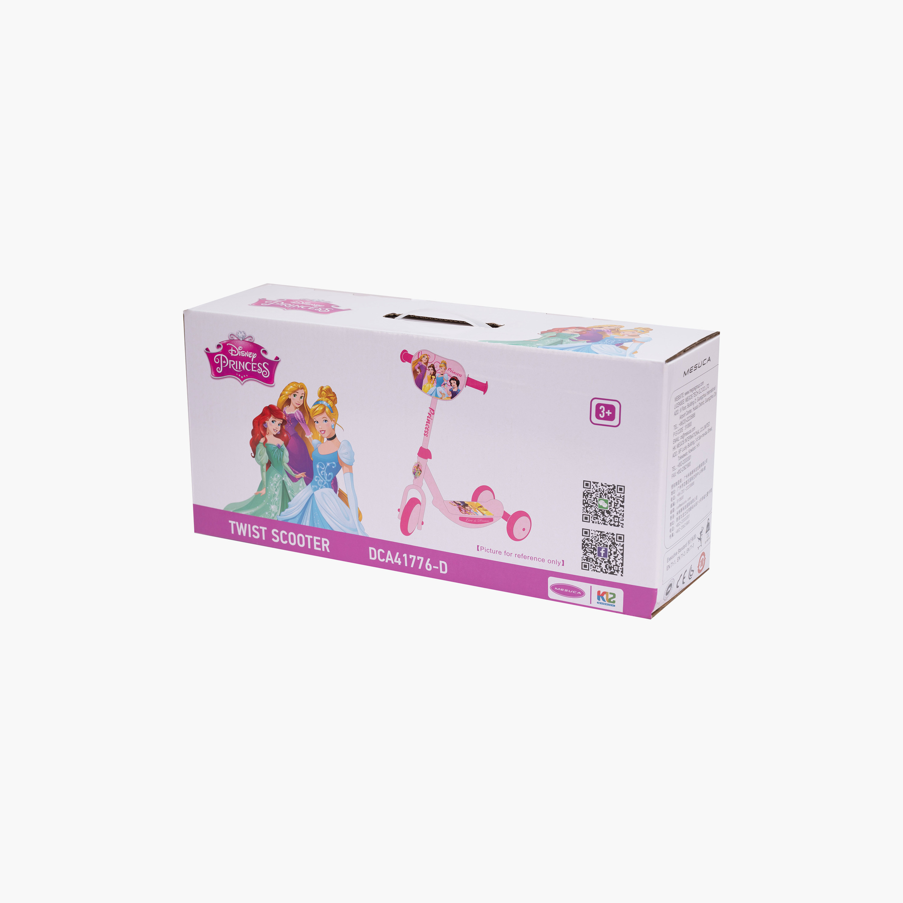 Disney Princess 3 Wheels Twist Scooter - Small-toys-outdoor-scooters-image-6