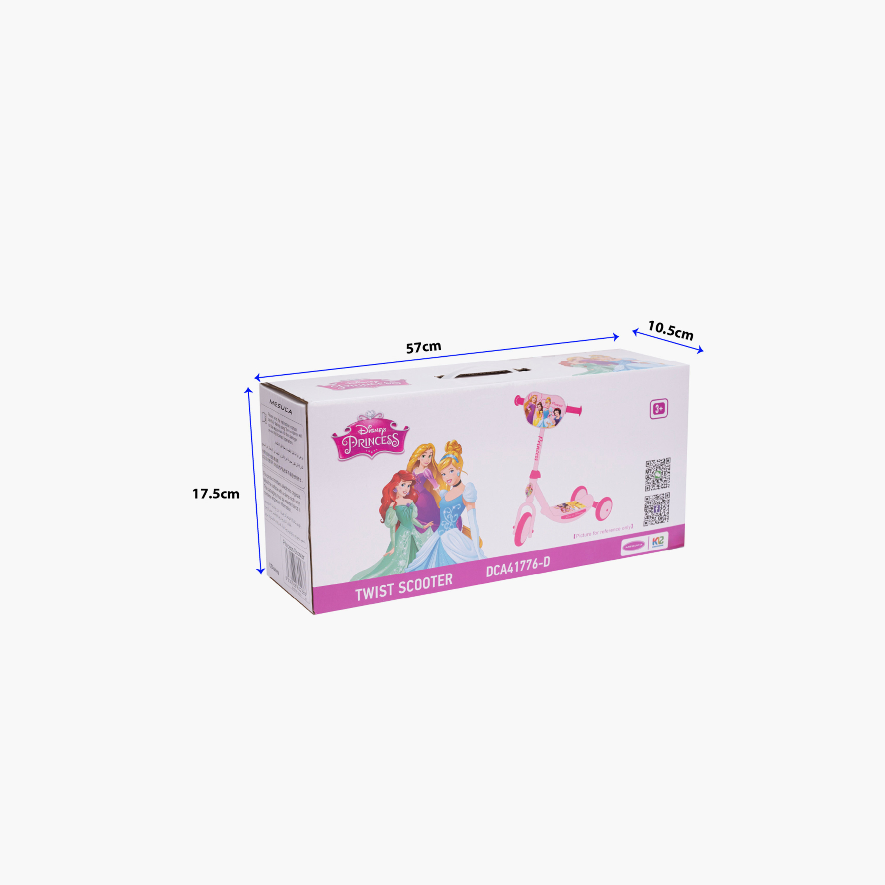 Disney Princess 3 Wheels Twist Scooter - Small-toys-outdoor-scooters-image-7