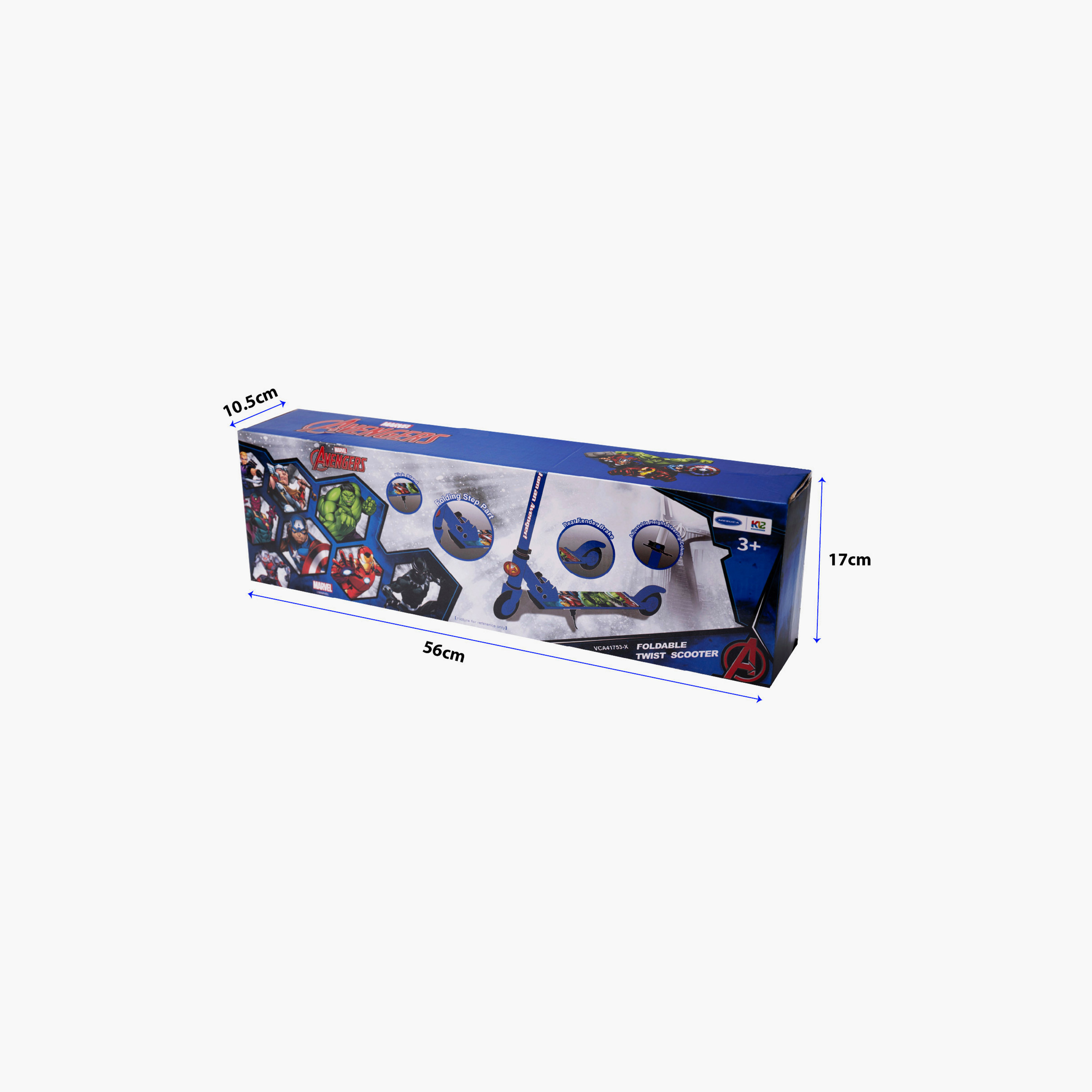 سكوتر أفينجرز القابل للطي بعجلتين-toys-outdoor-scooters-image-7
