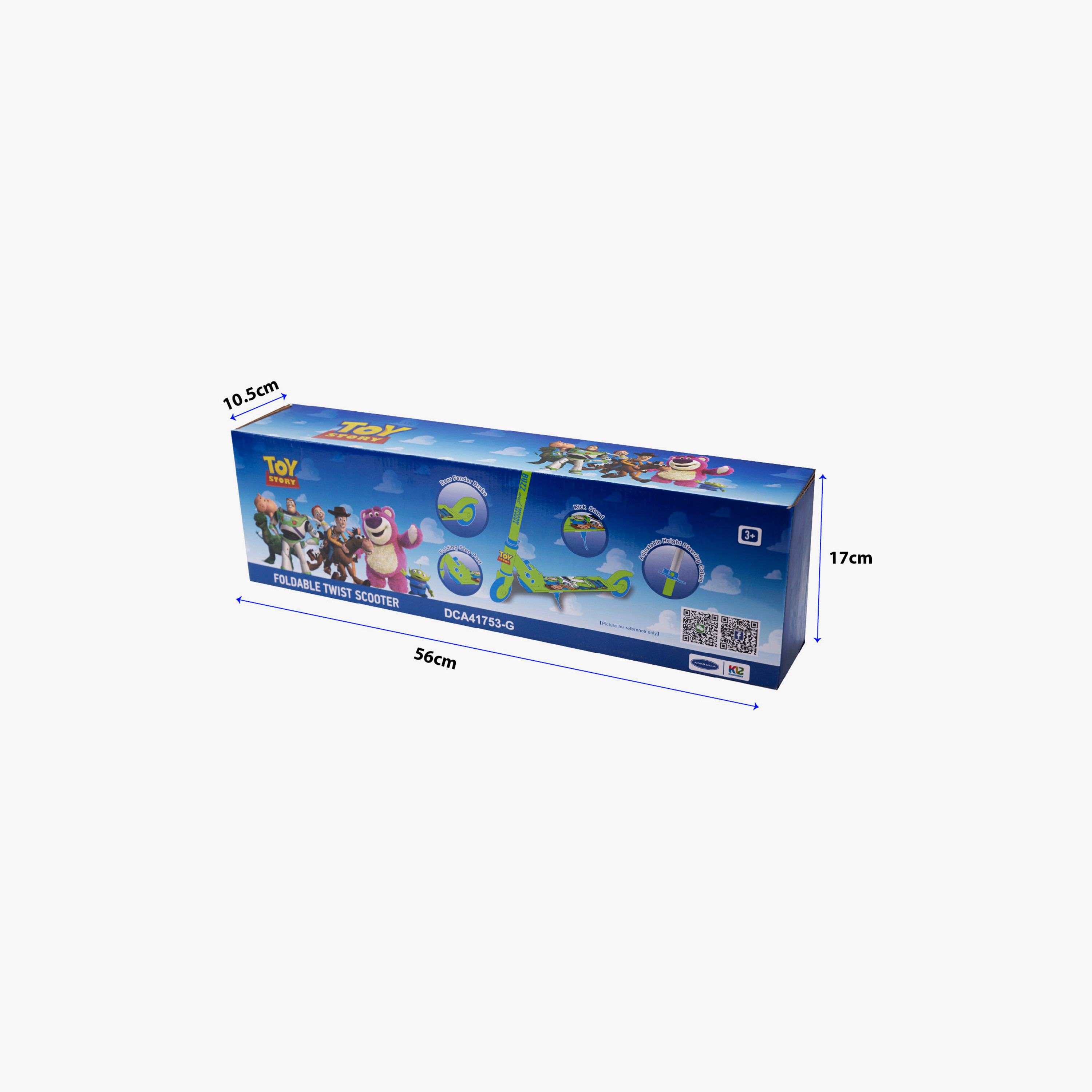 سكوتر توي ستوري القابل للطي بعجلتين-toys-outdoor-scooters-image-5