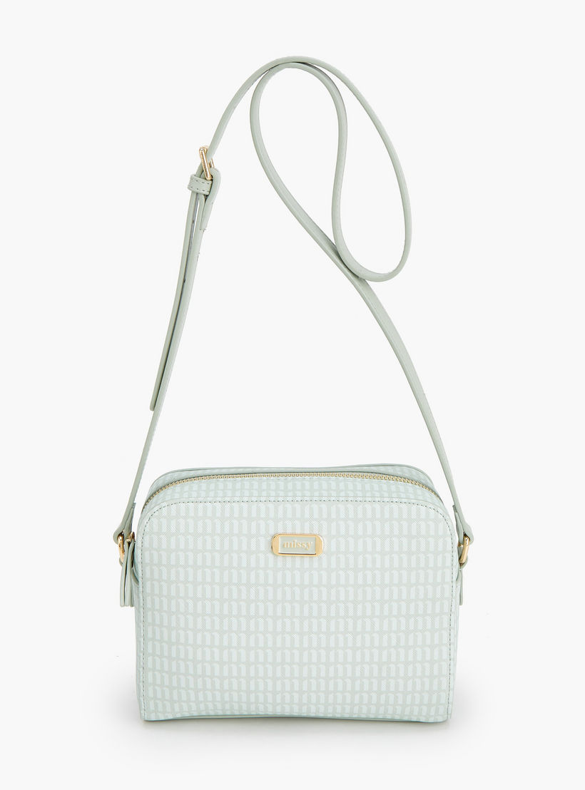 شنطة كروس بودي بطبعات مونوجرام مع حزام قابل للتعديل من ميسي-women-bagsandwallets-handbags-image-2