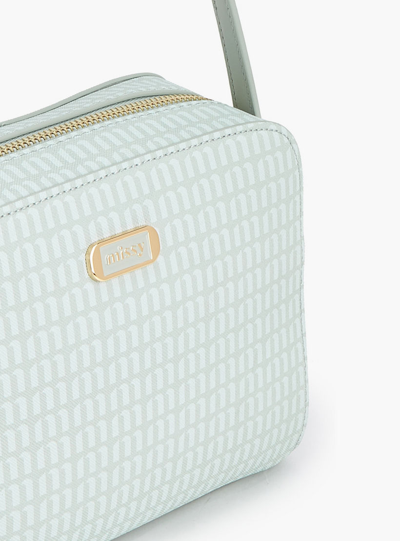 شنطة كروس بودي بطبعات مونوجرام مع حزام قابل للتعديل من ميسي-women-bagsandwallets-handbags-image-4