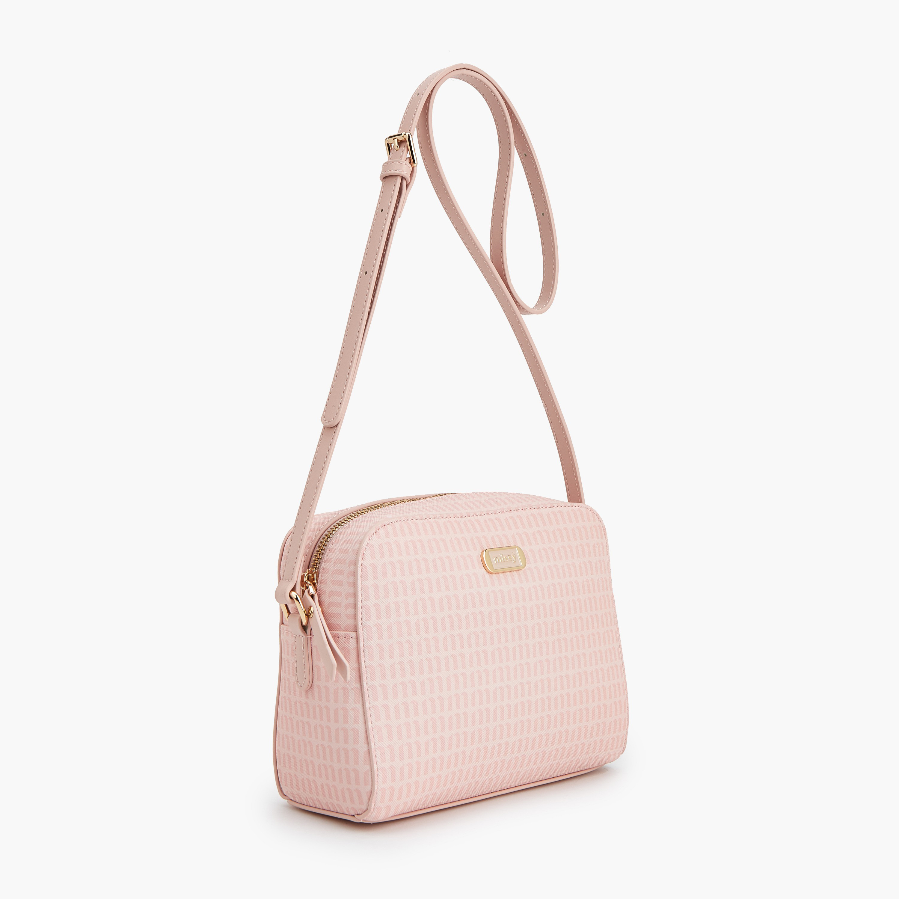شنطة كروس بودي بطبعات مونوجرام مع حزام قابل للتعديل من ميسي-women-bagsandwallets-handbags-image-3