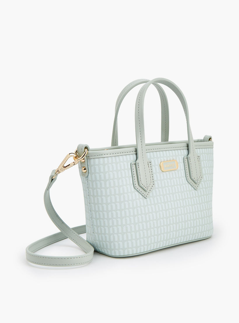 شنطة توتي بطبعات مونوجرام مع حزام قابل للفصل من ميسي-women-bagsandwallets-handbags-image-4