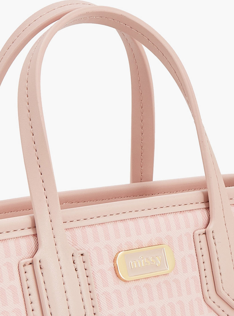 Missy Monogram Print Tote Bag with Detachable Strap-women-bagsandwallets-handbags-image-5