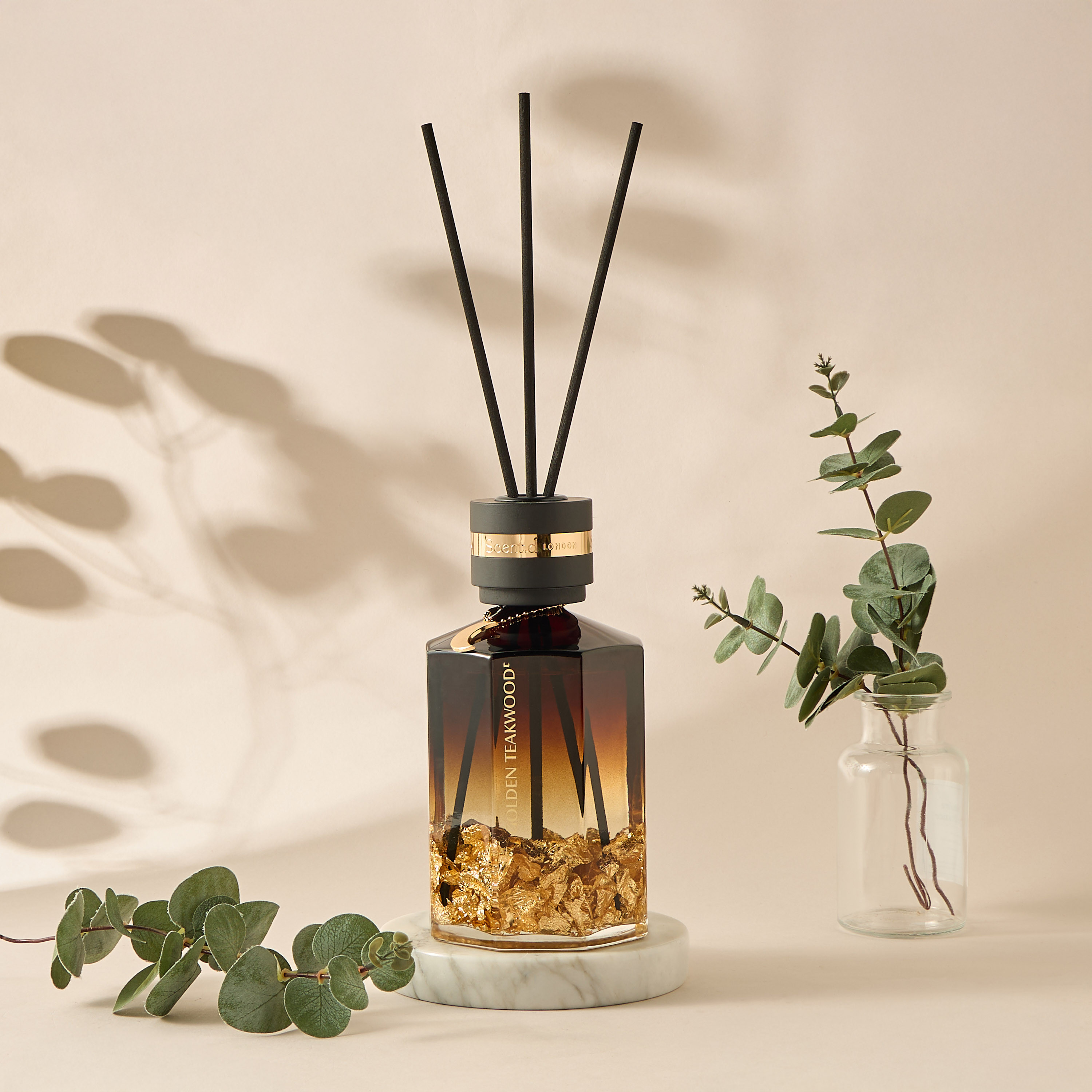 Aurum Reed Diffuser 900ML Golden Teakwood- Brown-household-homefragrance-reeddiffusers-image-1