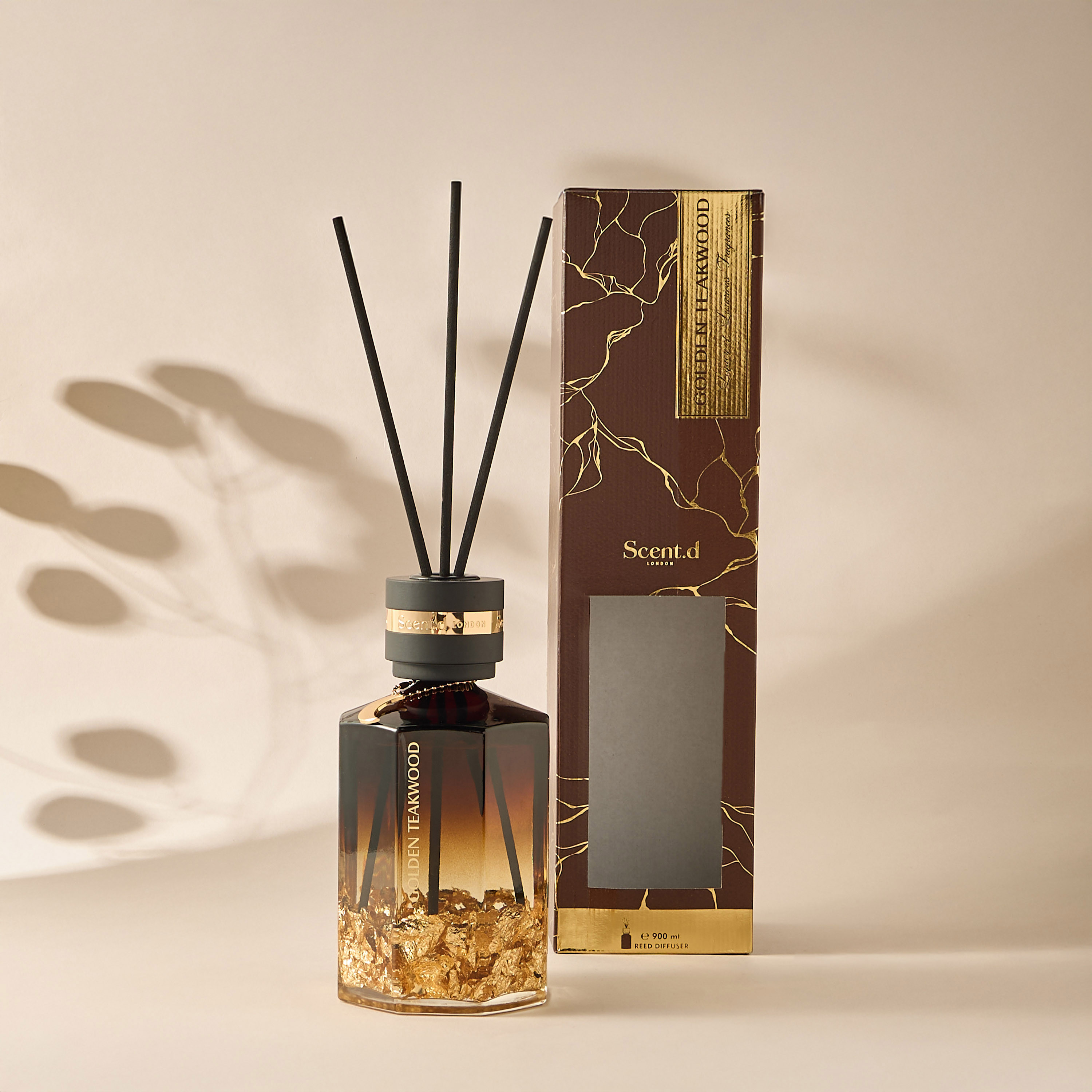 Aurum Reed Diffuser 900ML Golden Teakwood- Brown-household-homefragrance-reeddiffusers-image-3