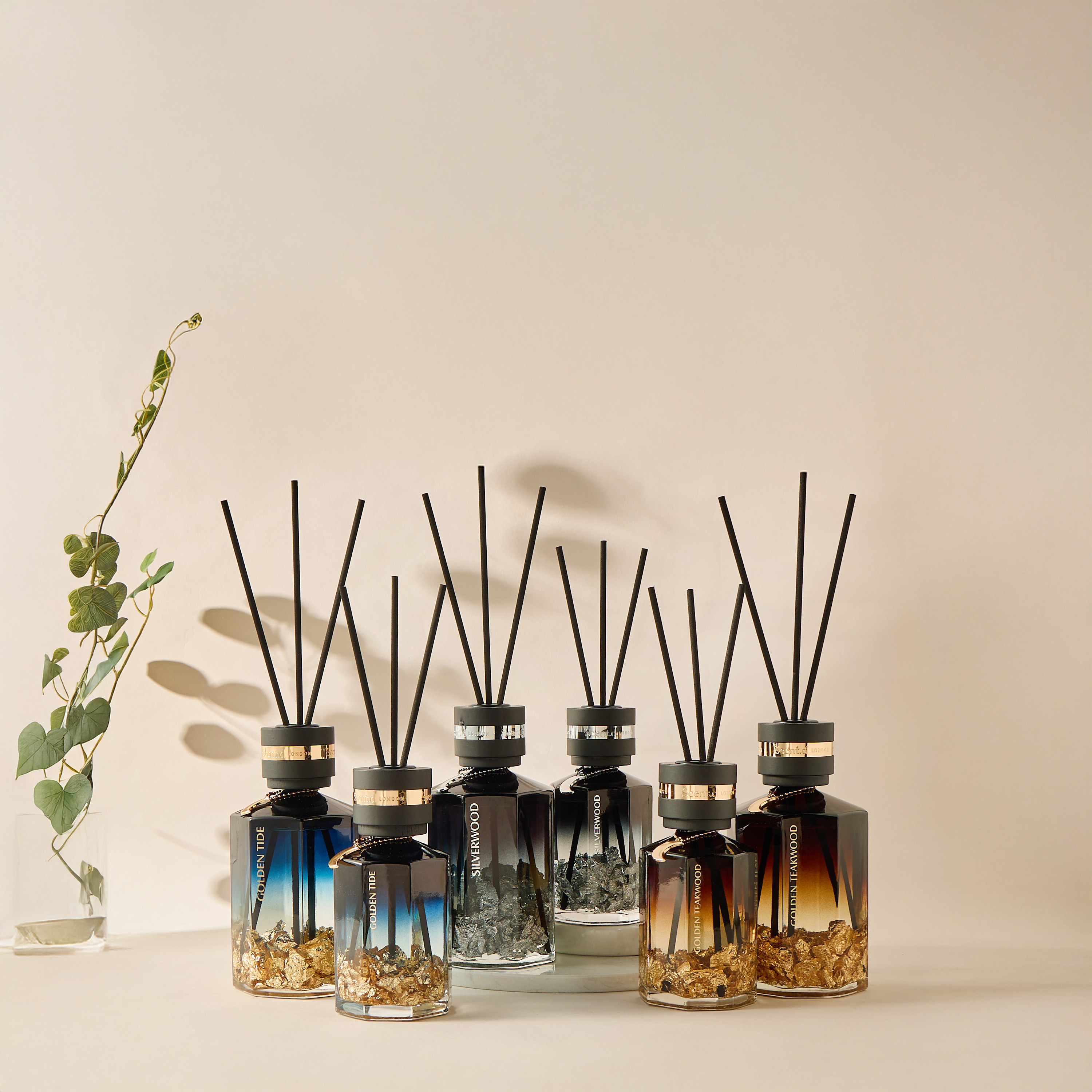 Aurum Reed Diffuser 450ML Golden Teakwood- Brown-household-homefragrance-reeddiffusers-image-7