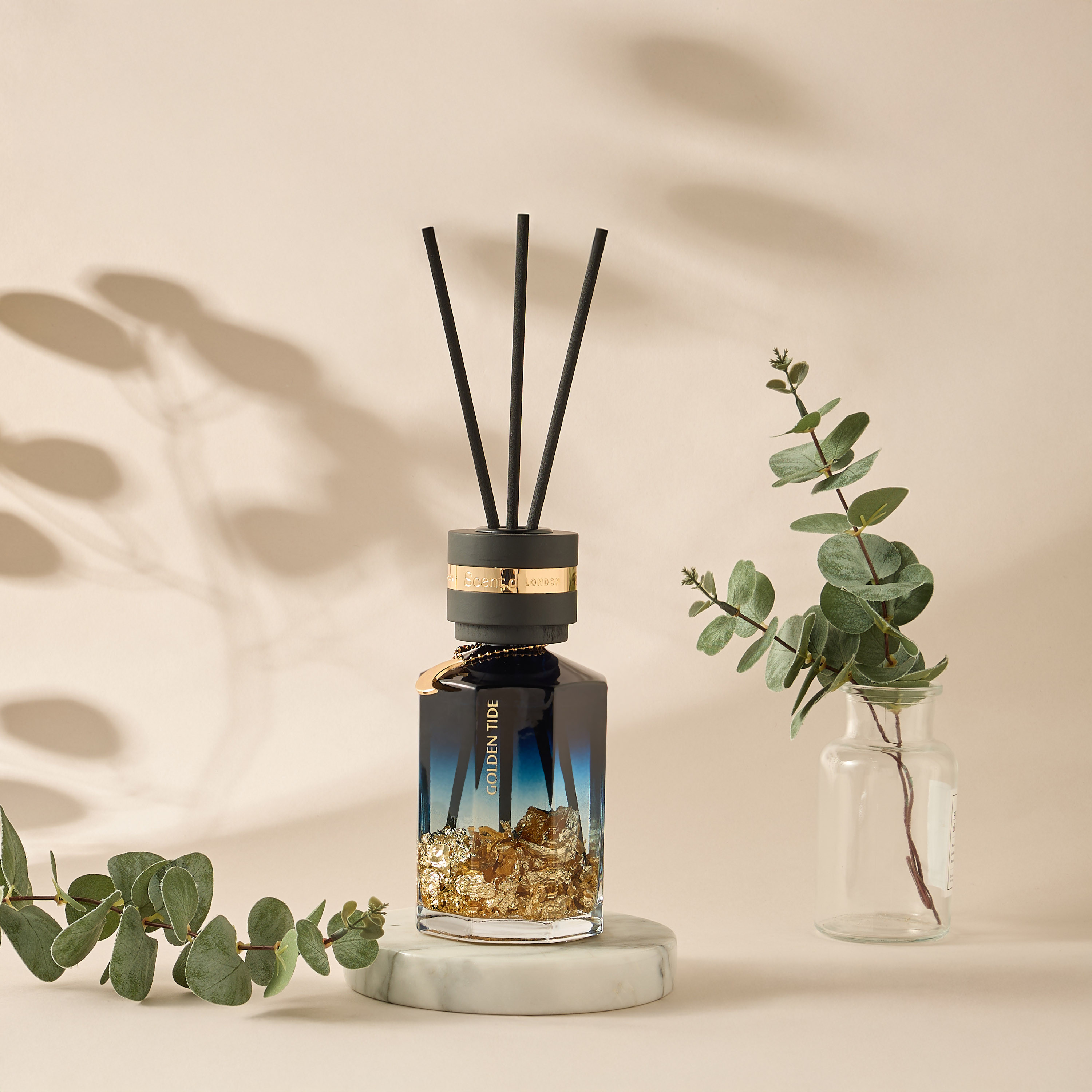 Aurum Reed Diffuser 450ML Golden Tide- Blue-household-homefragrance-reeddiffusers-image-1