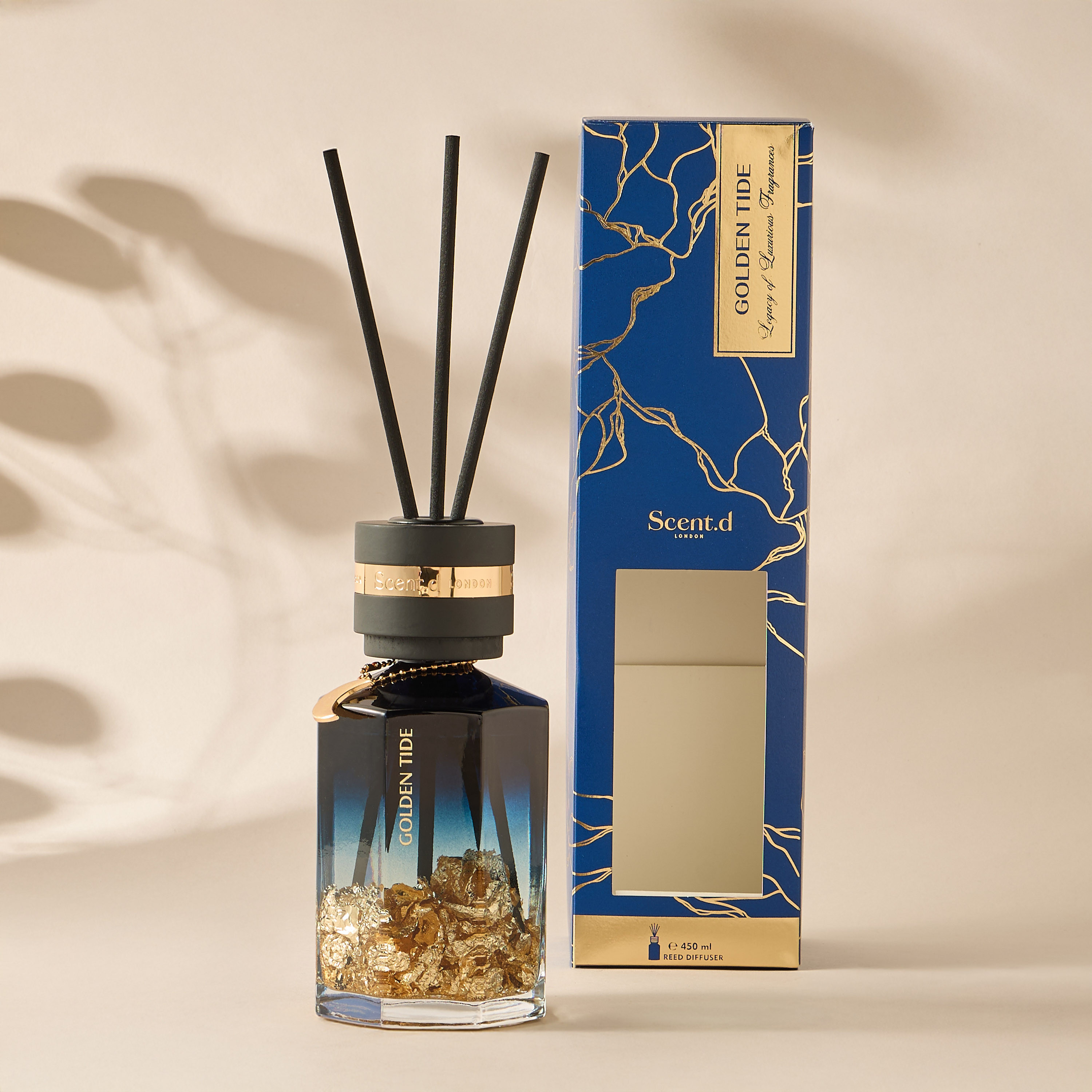 Aurum Reed Diffuser 450ML Golden Tide- Blue-household-homefragrance-reeddiffusers-image-3
