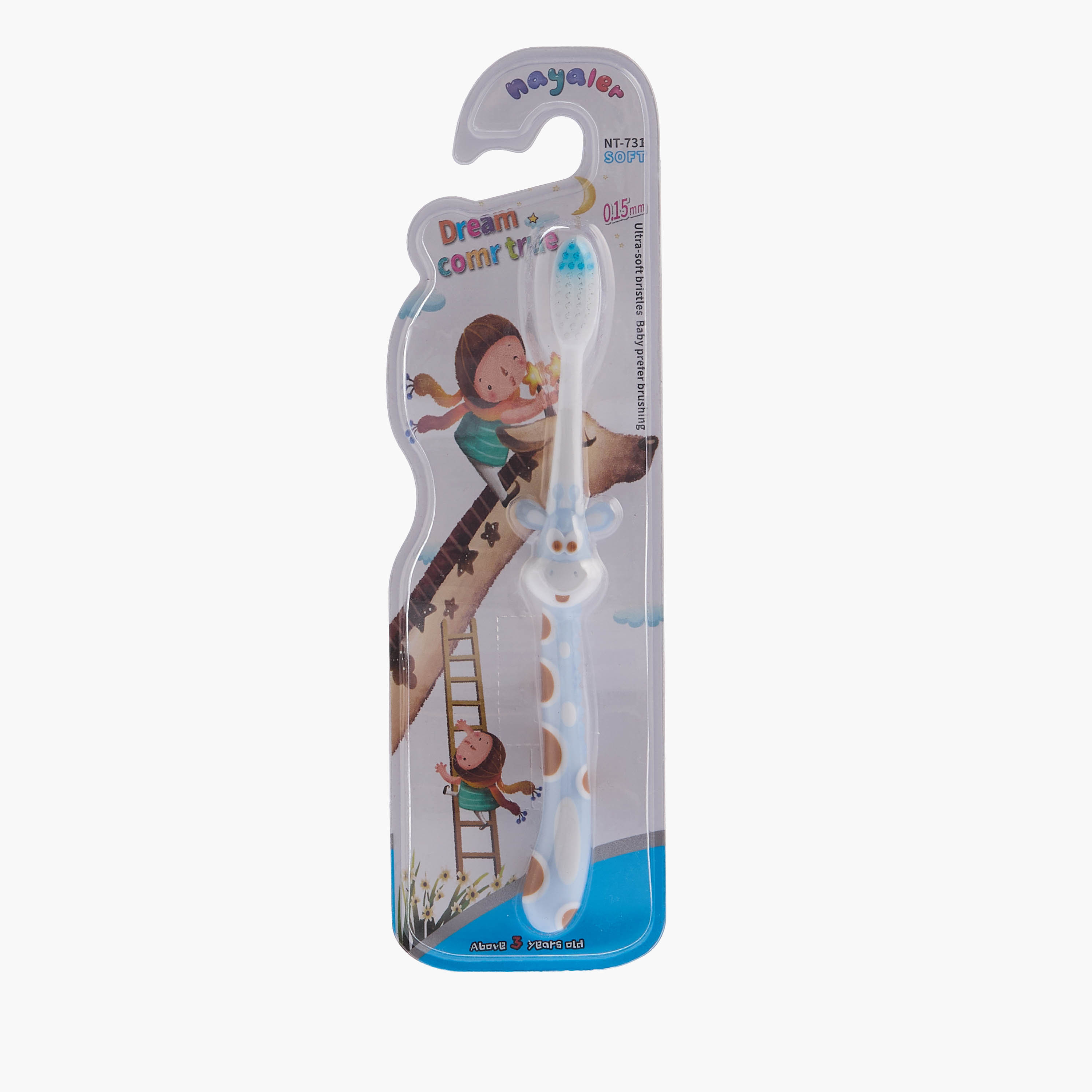 Nayaler Baby Oral Care Toothbrush with Giraffe Print-baby-bathandcare-oralcare-teethanddentalcare-image-4