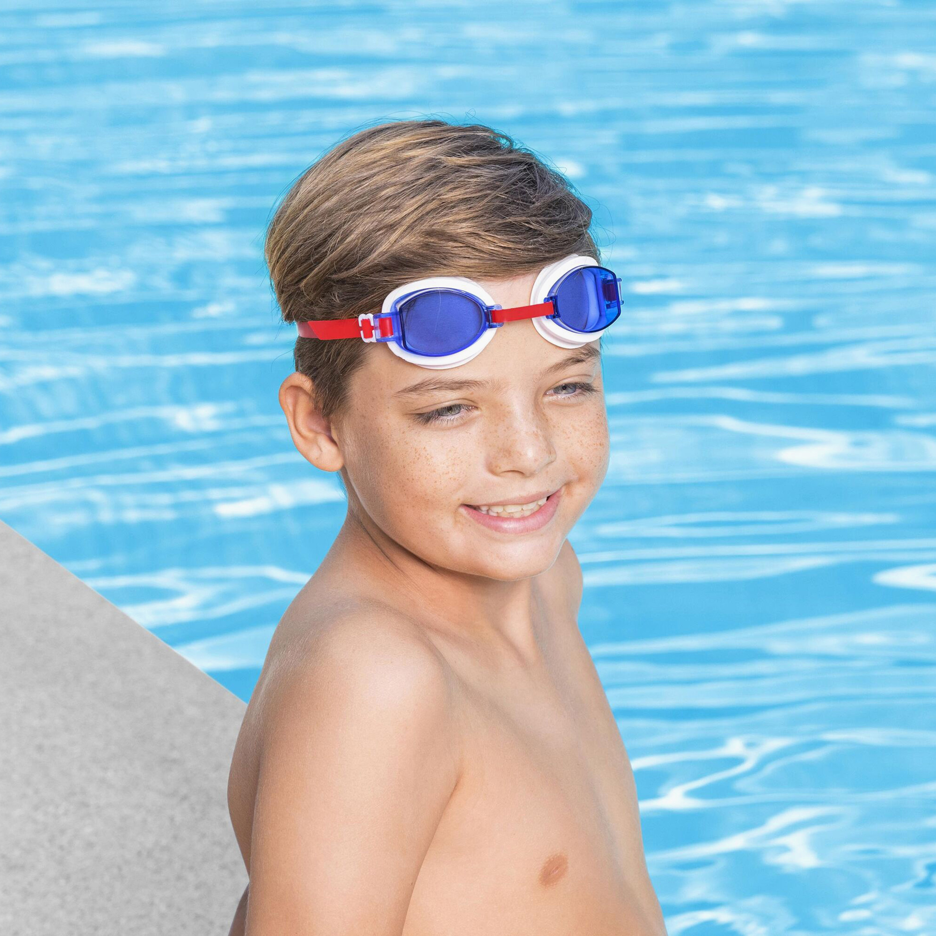 Pack of 3 Bestway Kids PDQ Swim Goggles-girls-clothing-sportswear-swimwear-image-3