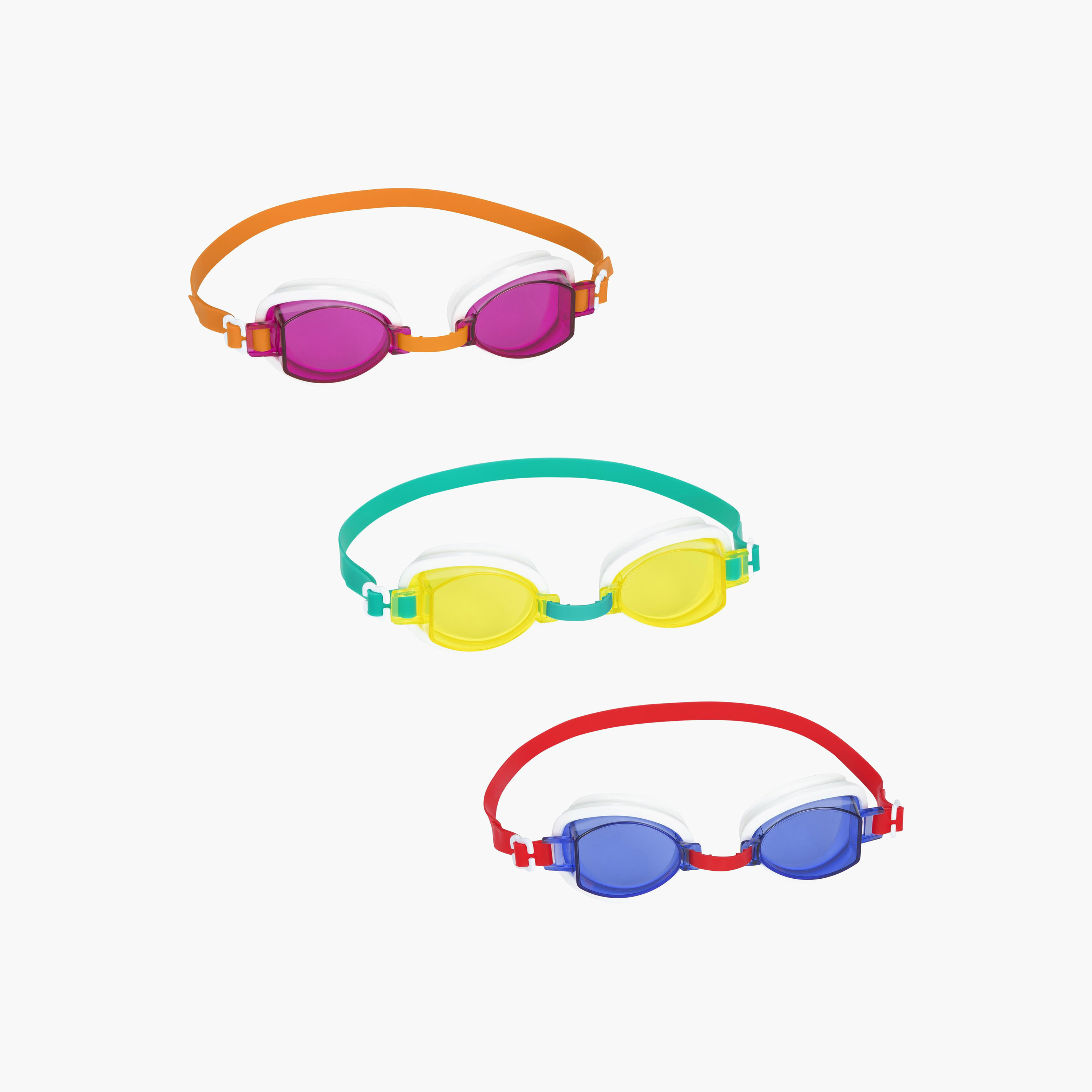 Pack of 3 Bestway Kids PDQ Swim Goggles-girls-clothing-sportswear-swimwear-image-1