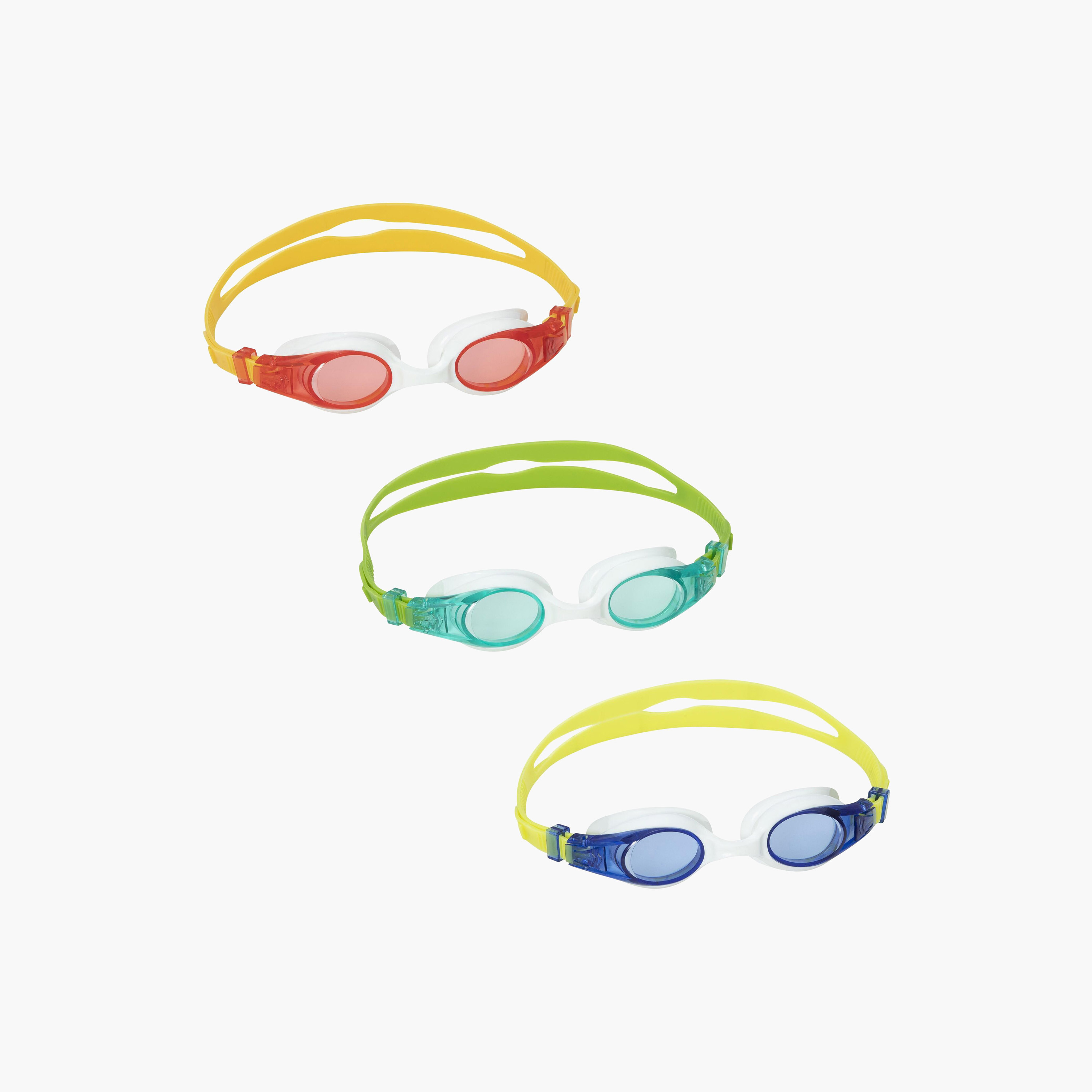 Pack of 3 Bestway Kids Accelera Swim Goggles-girls-clothing-sportswear-swimwear-image-1